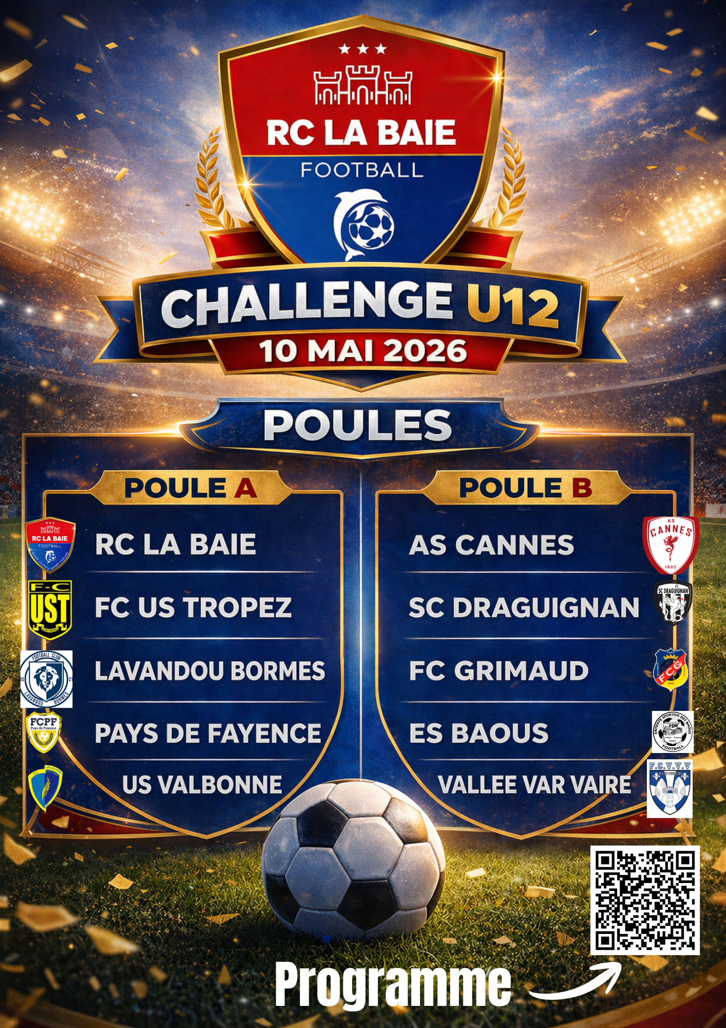 Championnat de Foot - Challenge U12