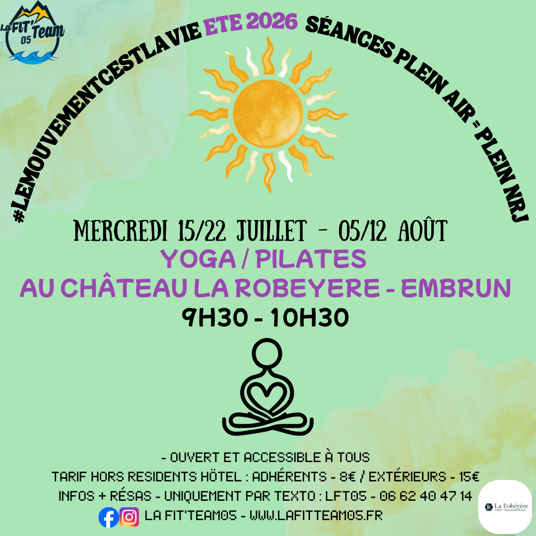Yoga / Pilates au Ch�teau La Rob�y�re