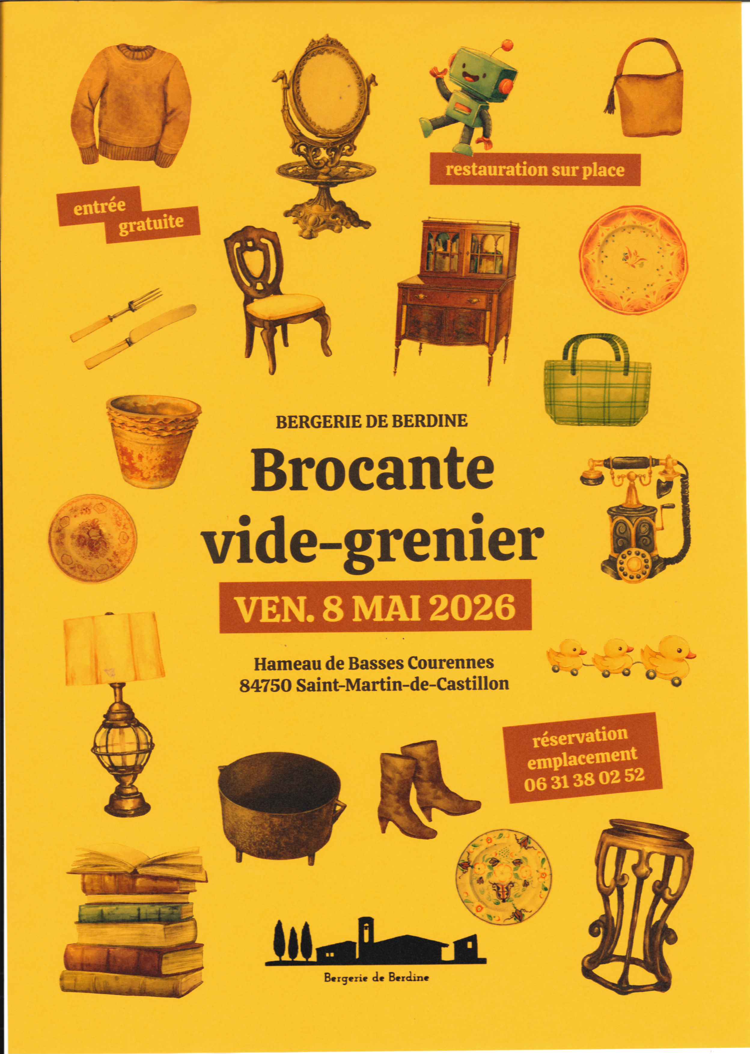 Brocante et vide-greniers
