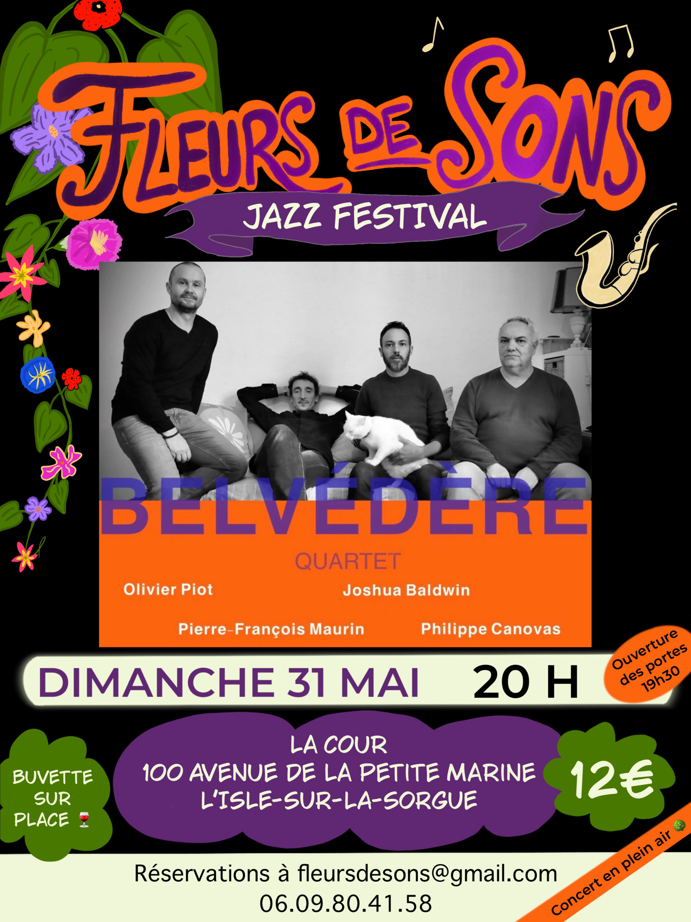 Concert de Jazz - Belv�d�re 4tet