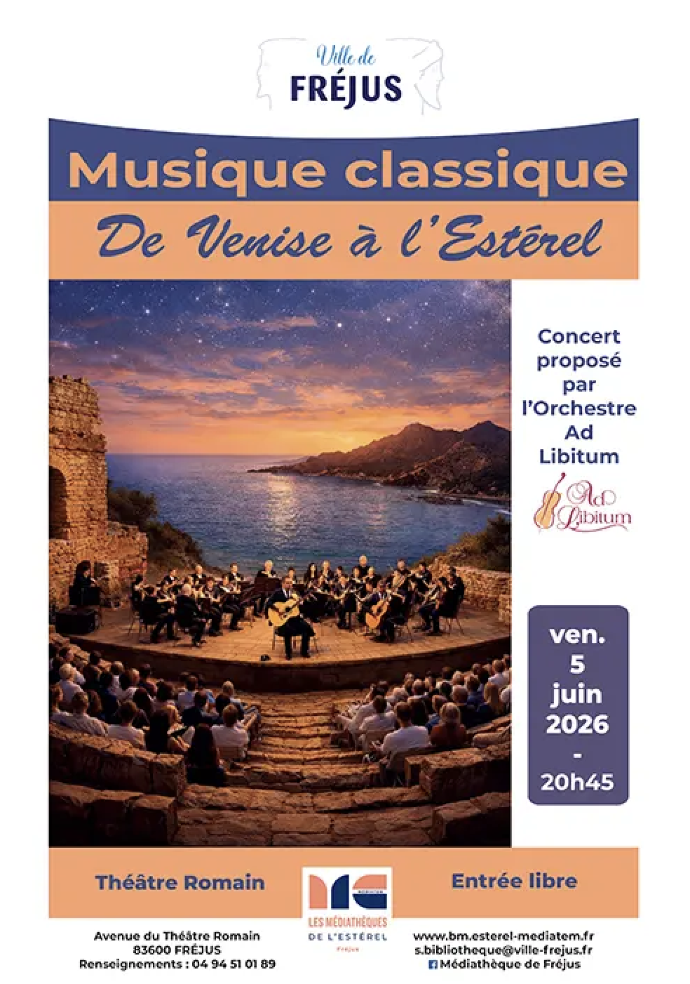 Musique classique de Venise � l'Est�rel