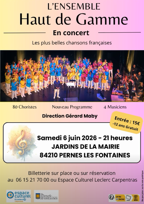 Concert : les plus belles chansons fran�aises