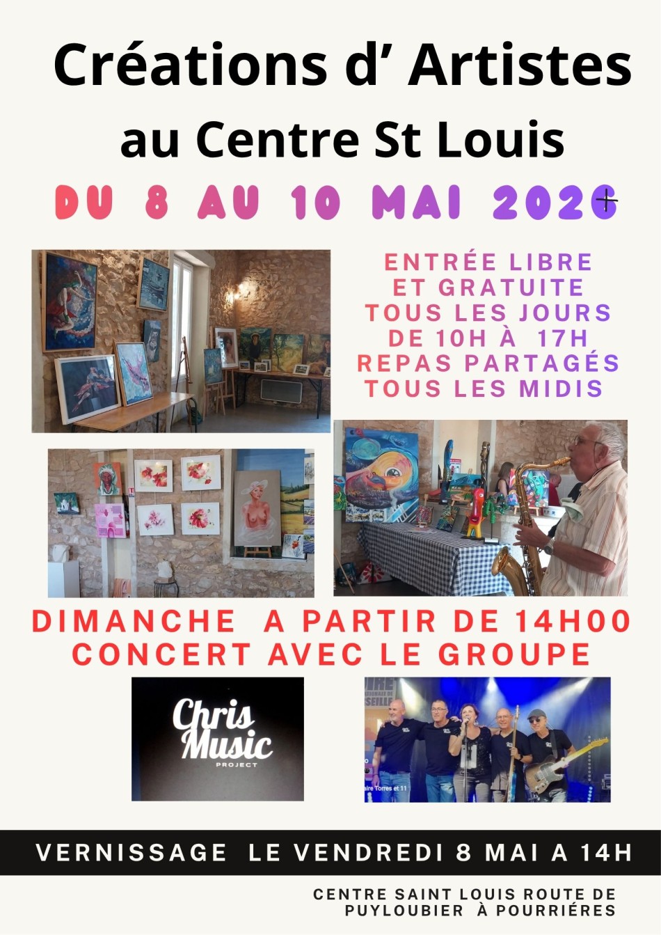 Exposition : Cr�ation d'artistes