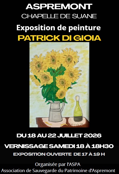 Exposition de peinture PATRICK DI GIOIA