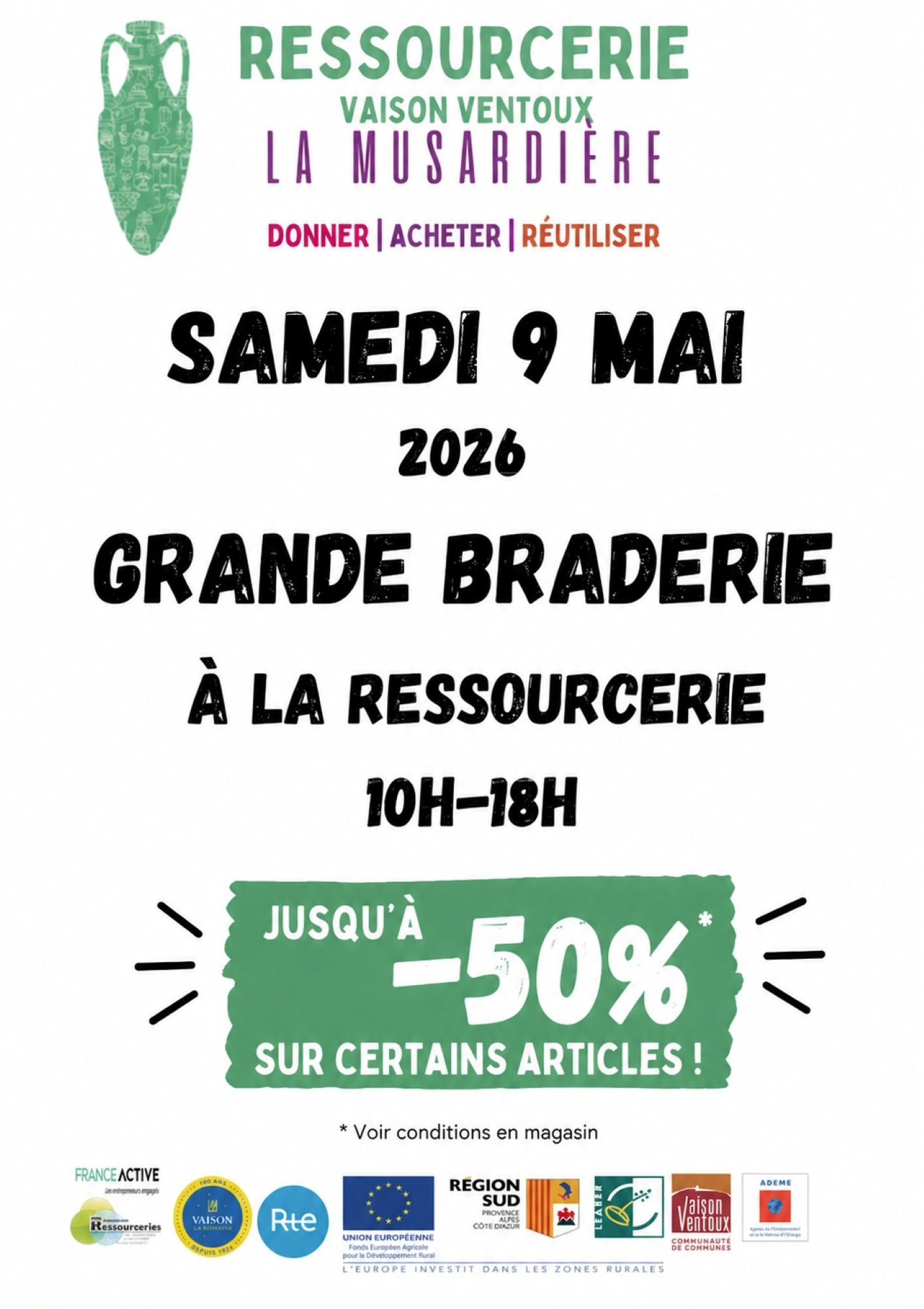 Braderie du printemps � la Ressourcerie