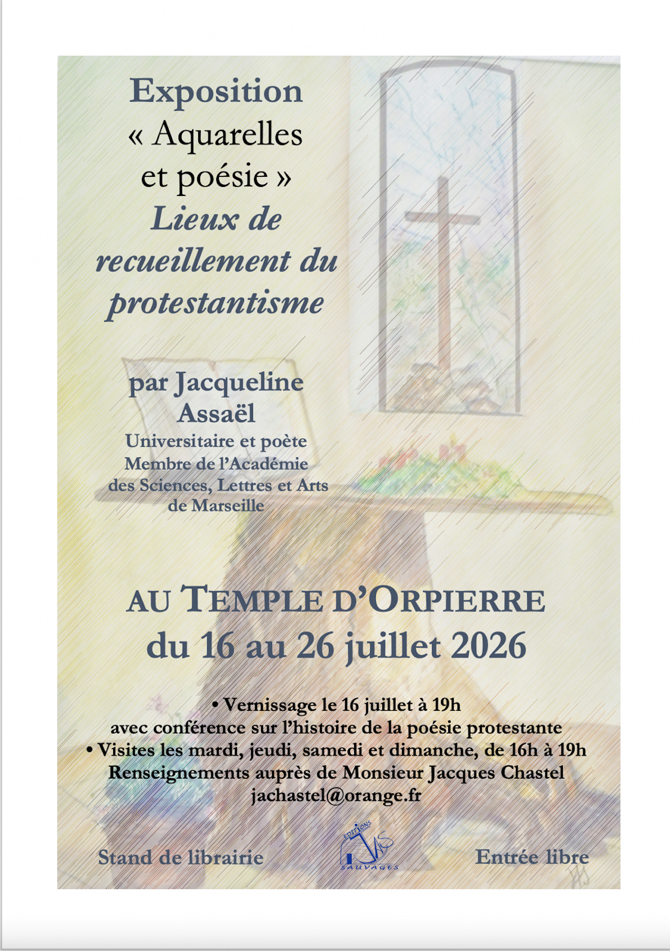 Exposition aquarelles et po�sie : 