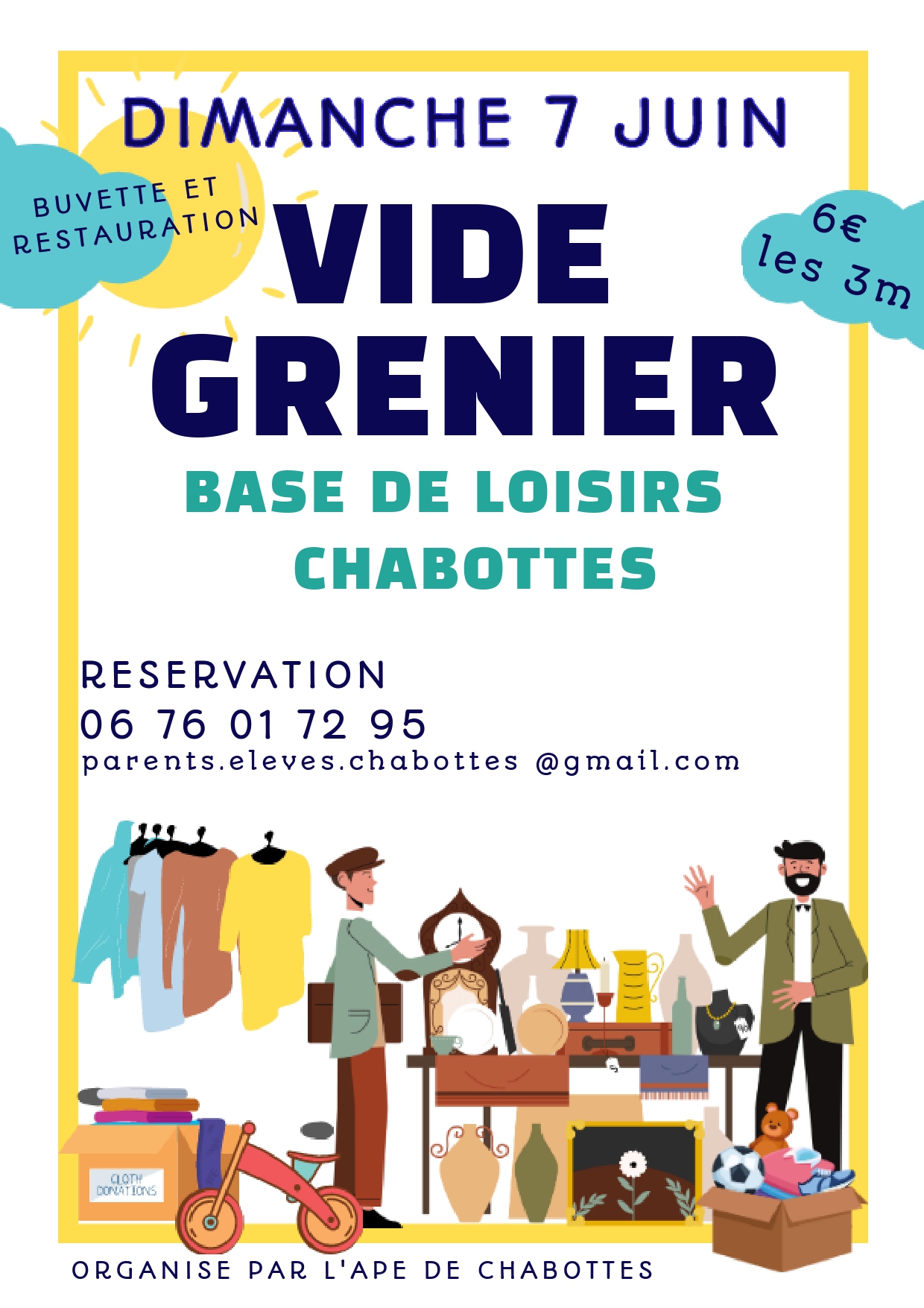 Vide grenier APE de Chabottes