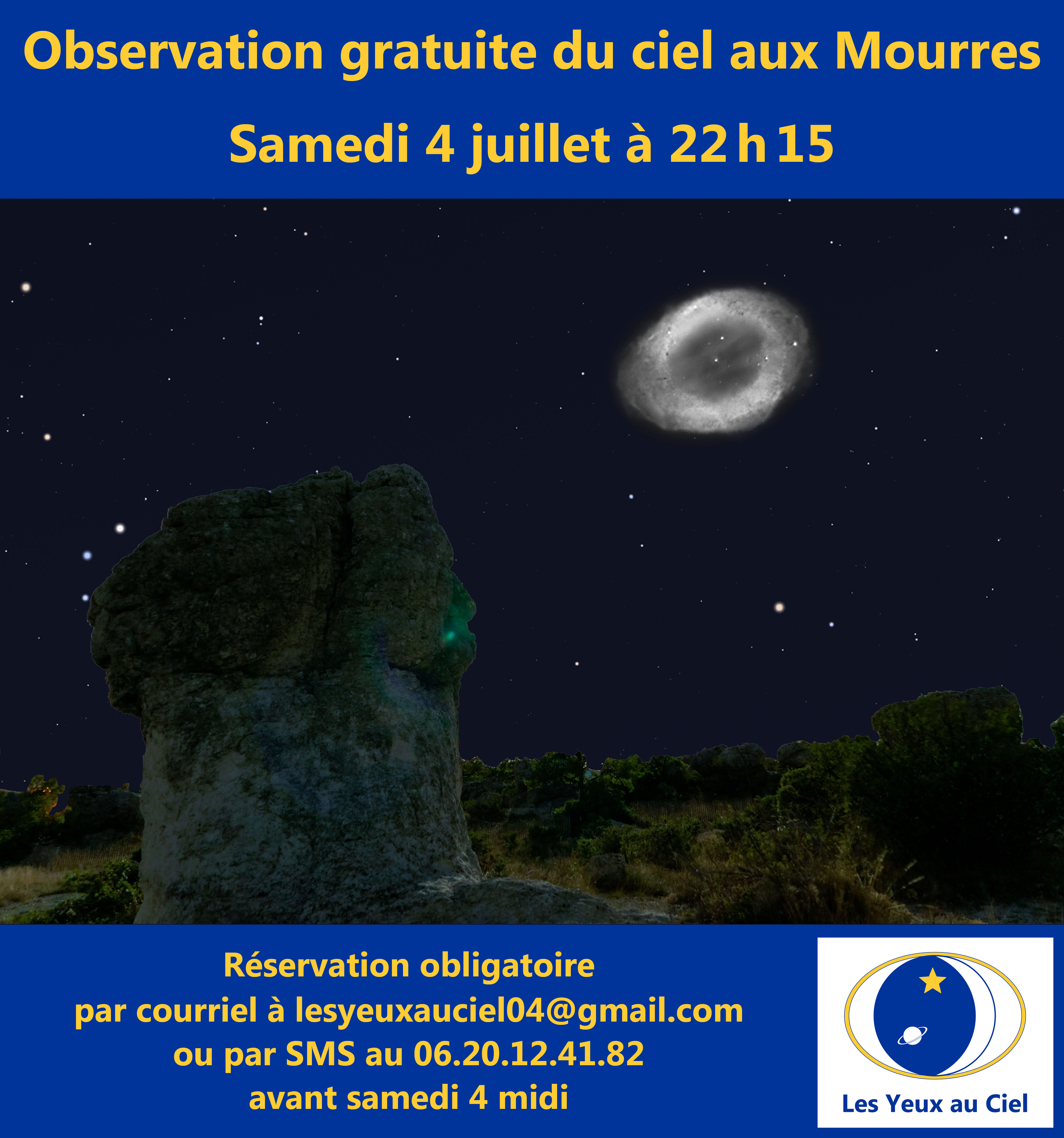 Observation du ciel aux Mourres