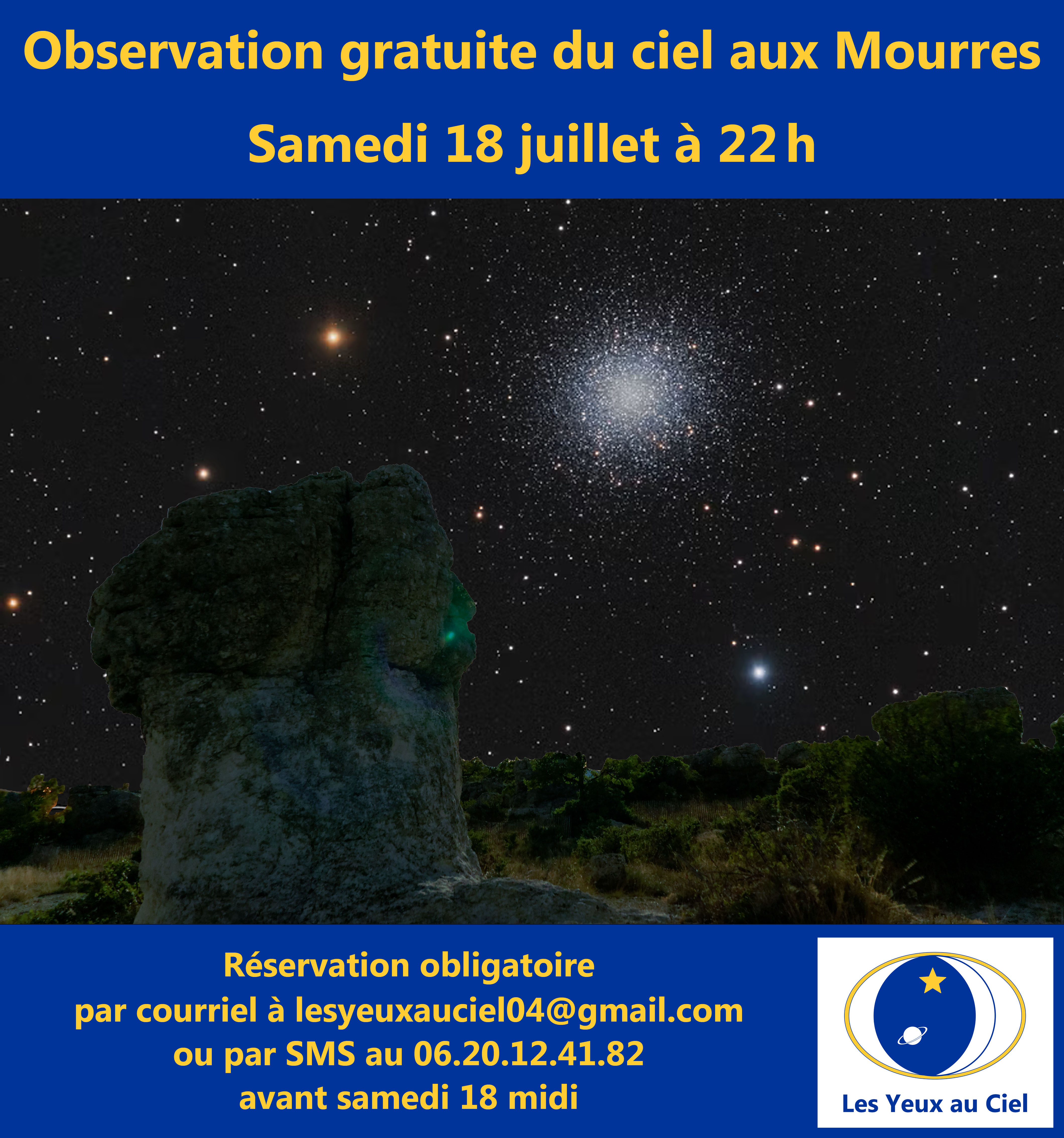 Observation du ciel aux Mourres