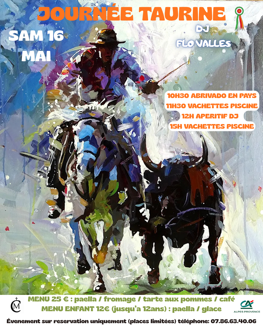 Journ�e taurine � la manade Maillet