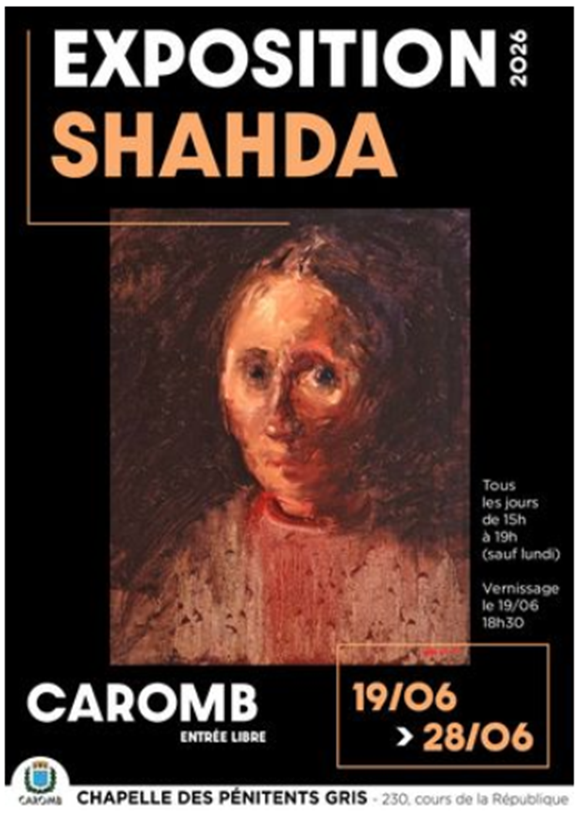 Exposition des �uvres du peintre Shahda