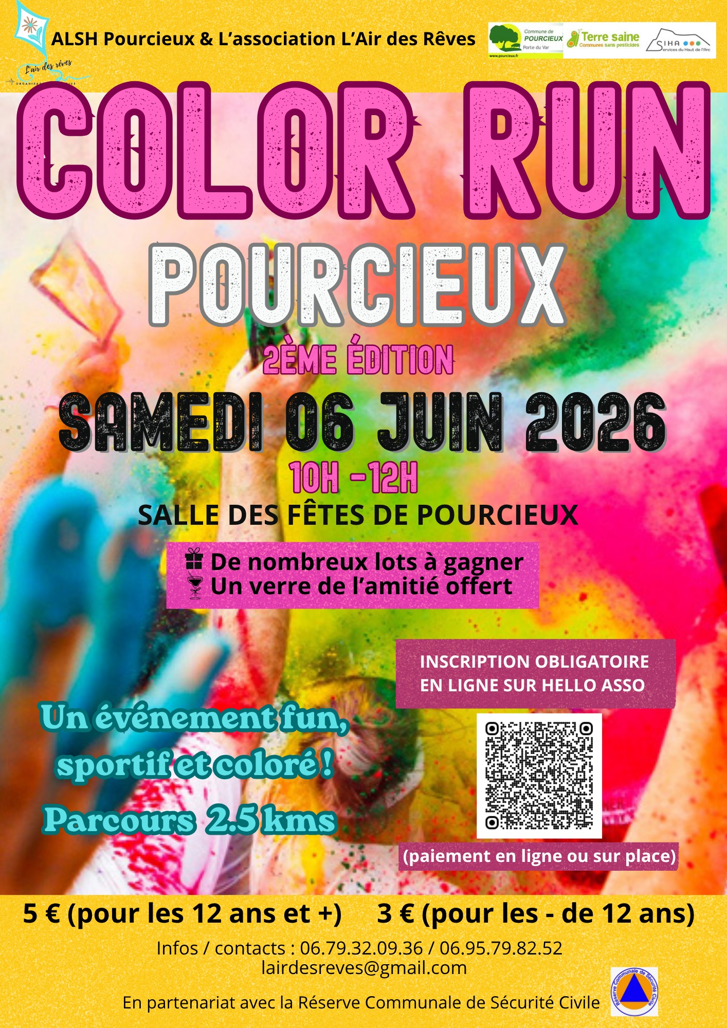 Course p�destre : Color run