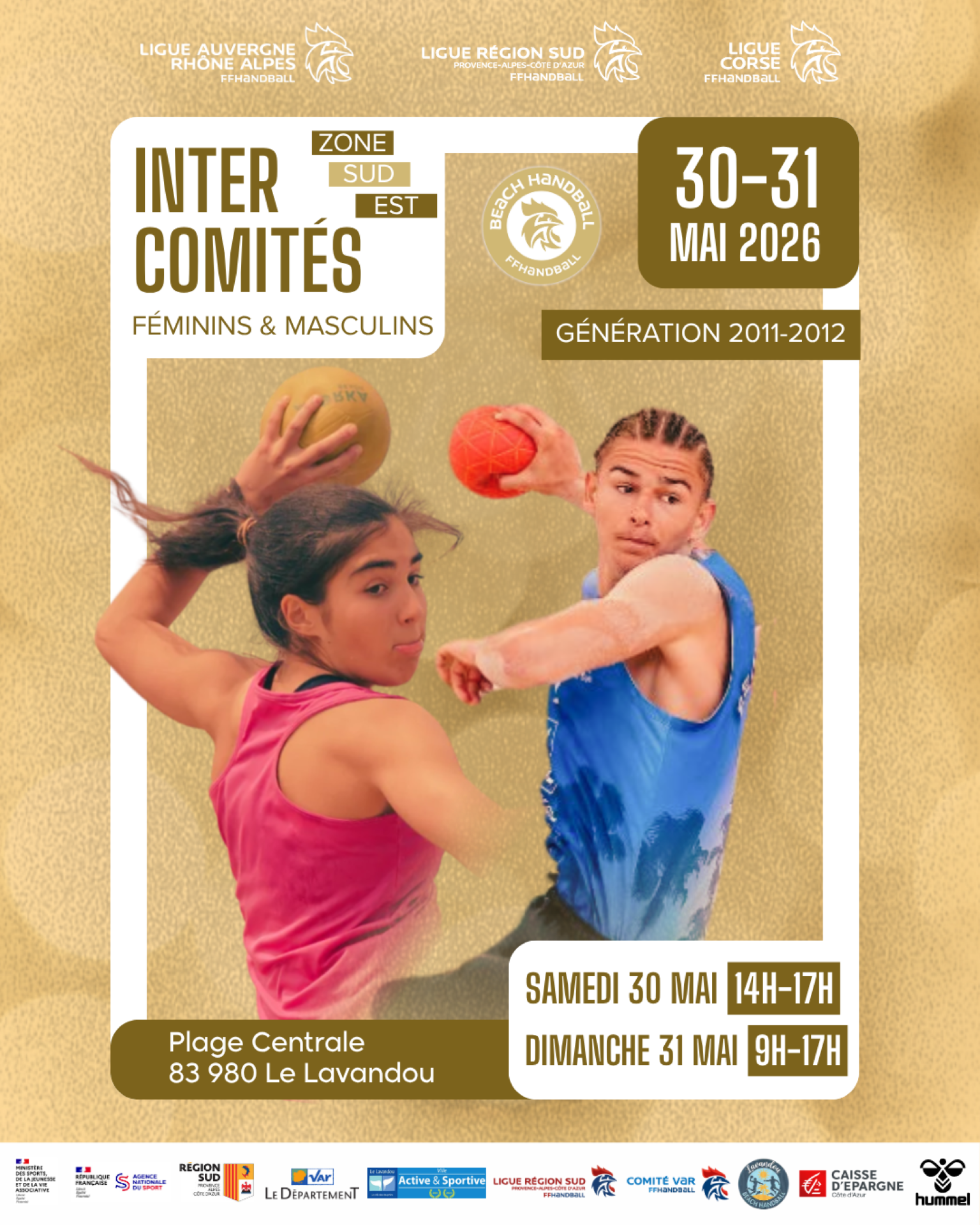 Beach Handball - Matches inter comit�s