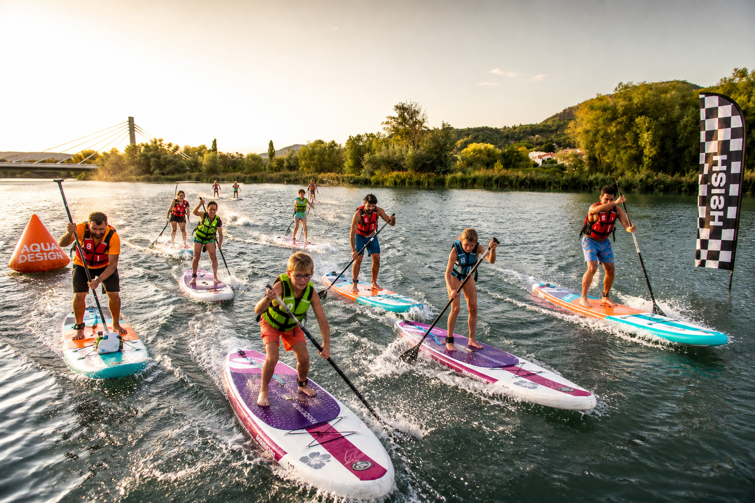 Paddle en Durance � Volonne