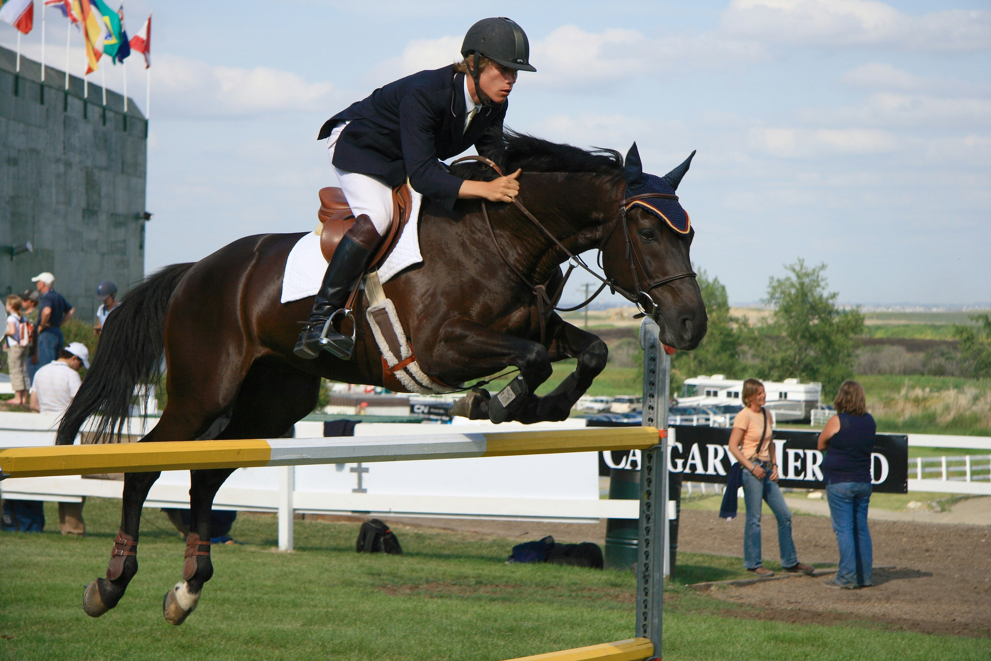 Concours de sauts d'obstacles au centre �questre Les Ecuries de Seyne les Colombets