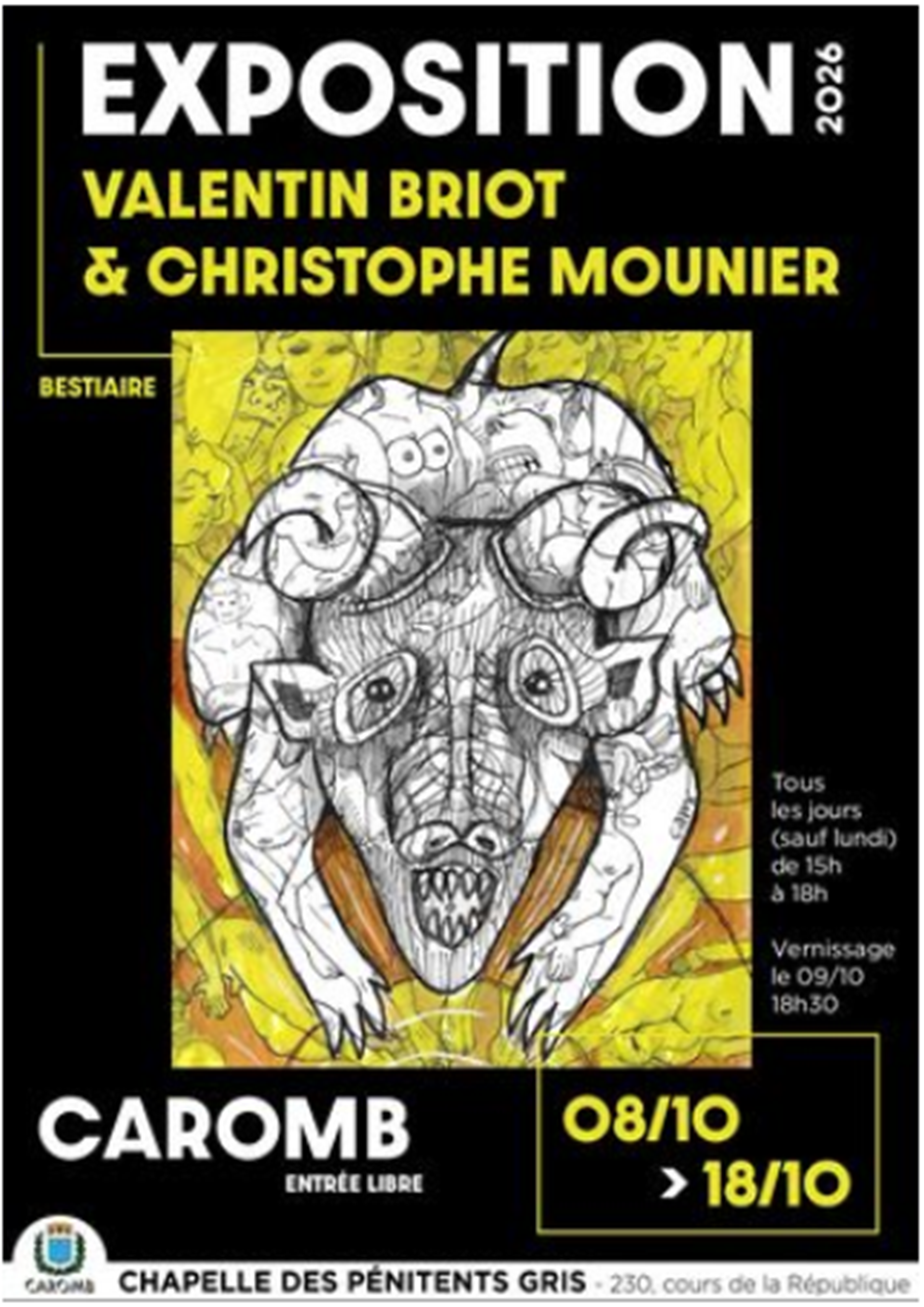 Exposition : Valentin Briot et Christophe Mounier
