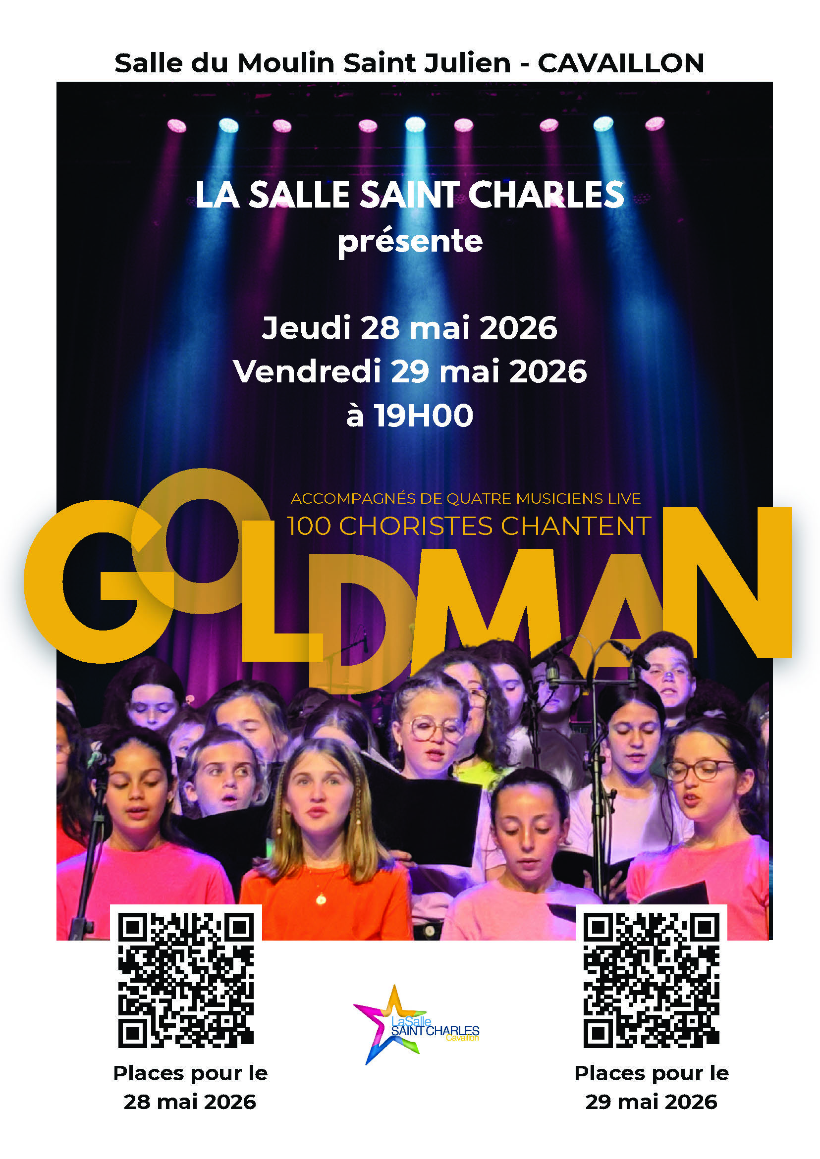 100 choristes chantent Goldman - Concert