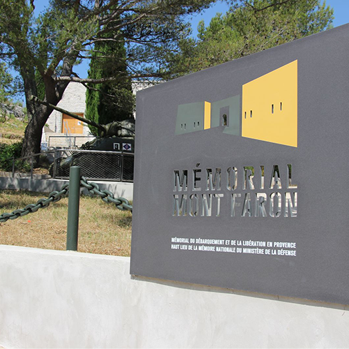 Visite th�matique du M�morial du Mont Faron - Le d�barquement