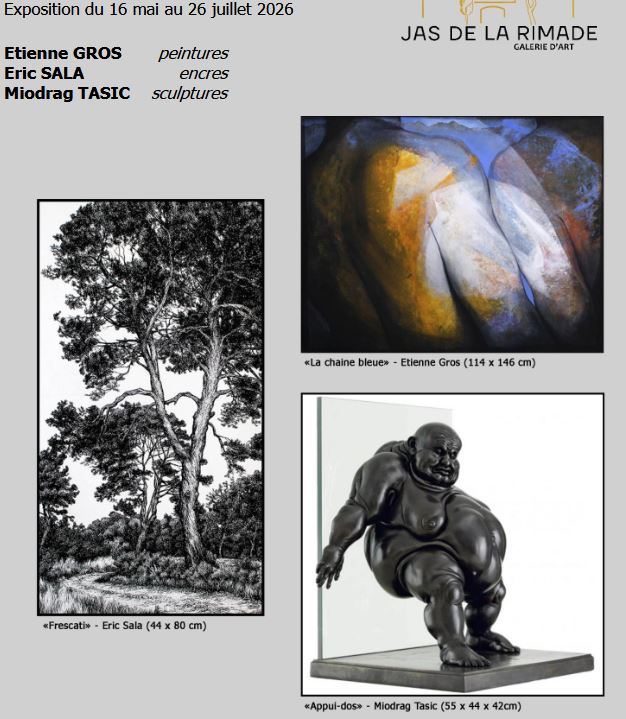 Vernissage de l'exposition: 3 regards - Peintures, sculptures, encres
