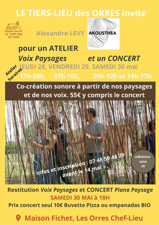 Atelier Voix-Paysages avec aKousthea : restitution & concert