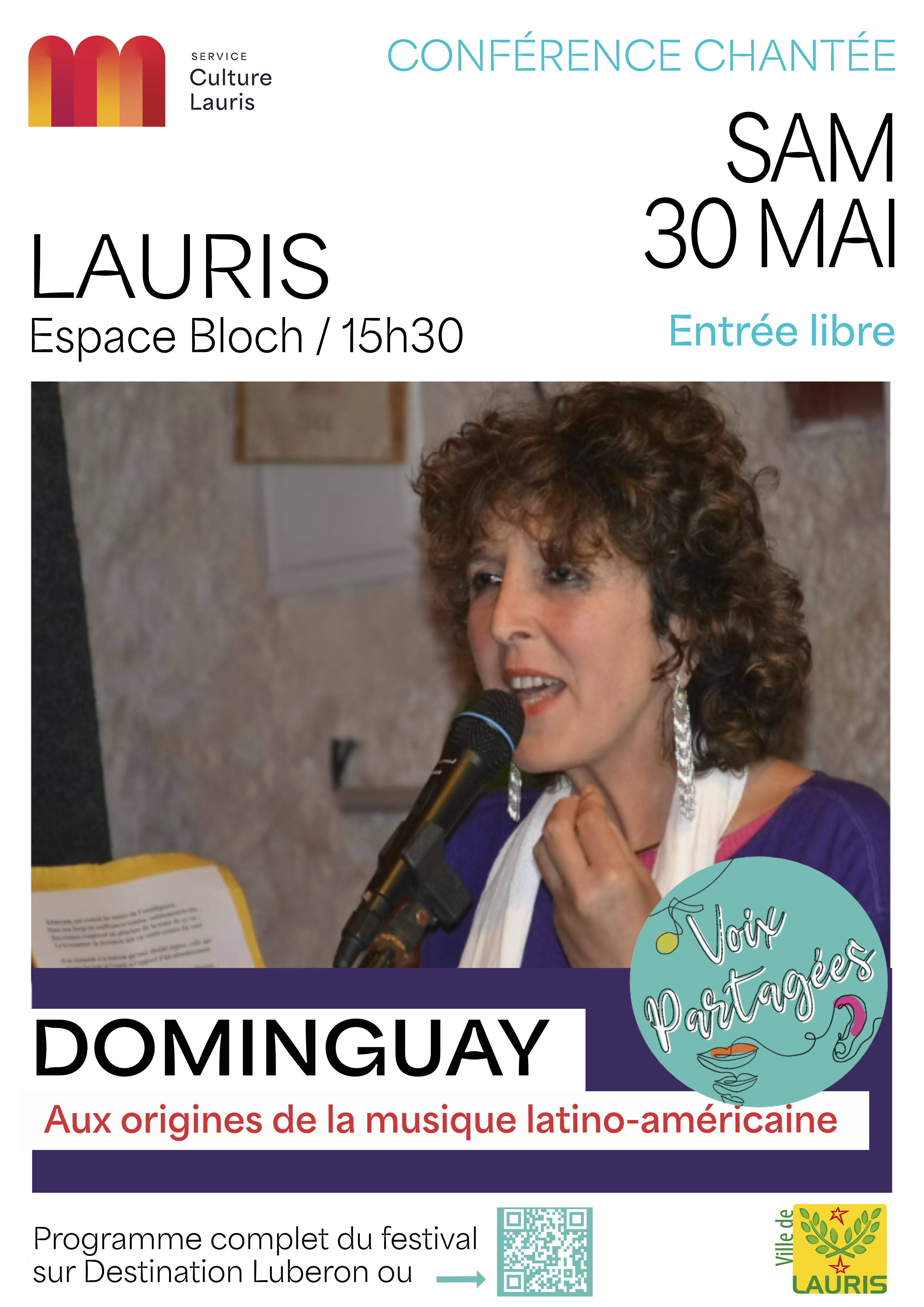 Dominguay - Conf�rence chant�e, aux origines de la musique latino-am�ricaine - Festival 
