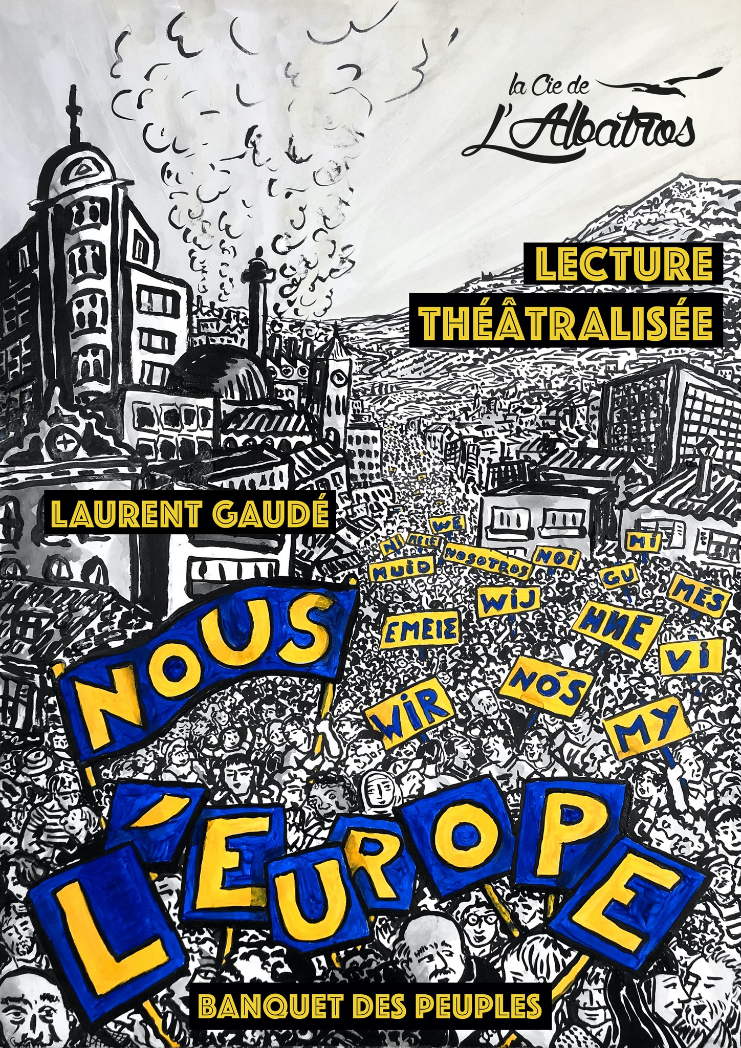 Lecture th��tralis�e : Nous l'Europe, Banquet des peuples