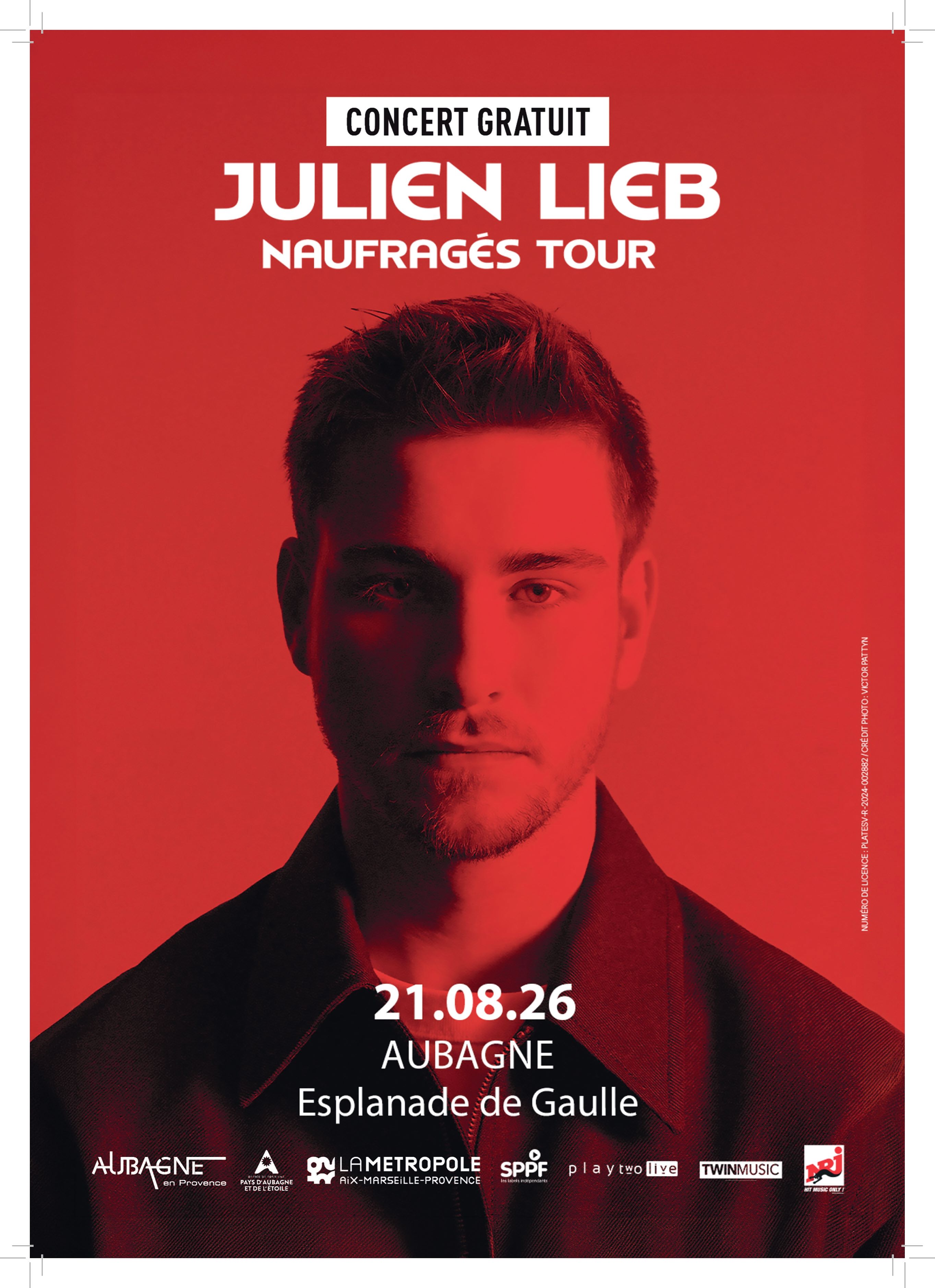 Julien Lieb en concert � Naufrag�s Tour � !