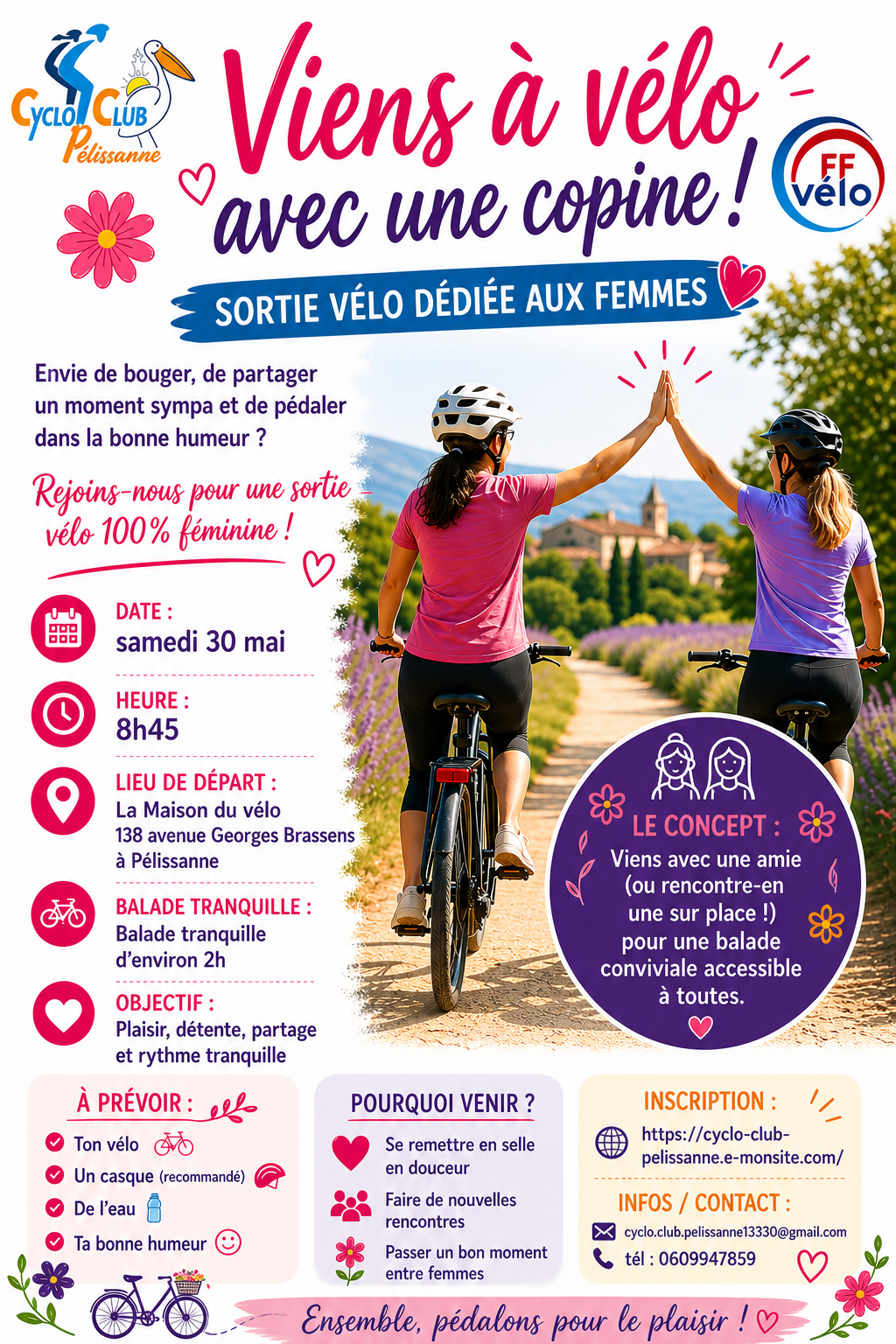 Viens � v�lo avec une copine