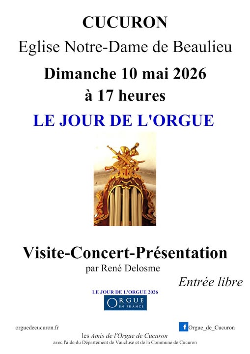 Le jour de l'orgue  � Cucuron