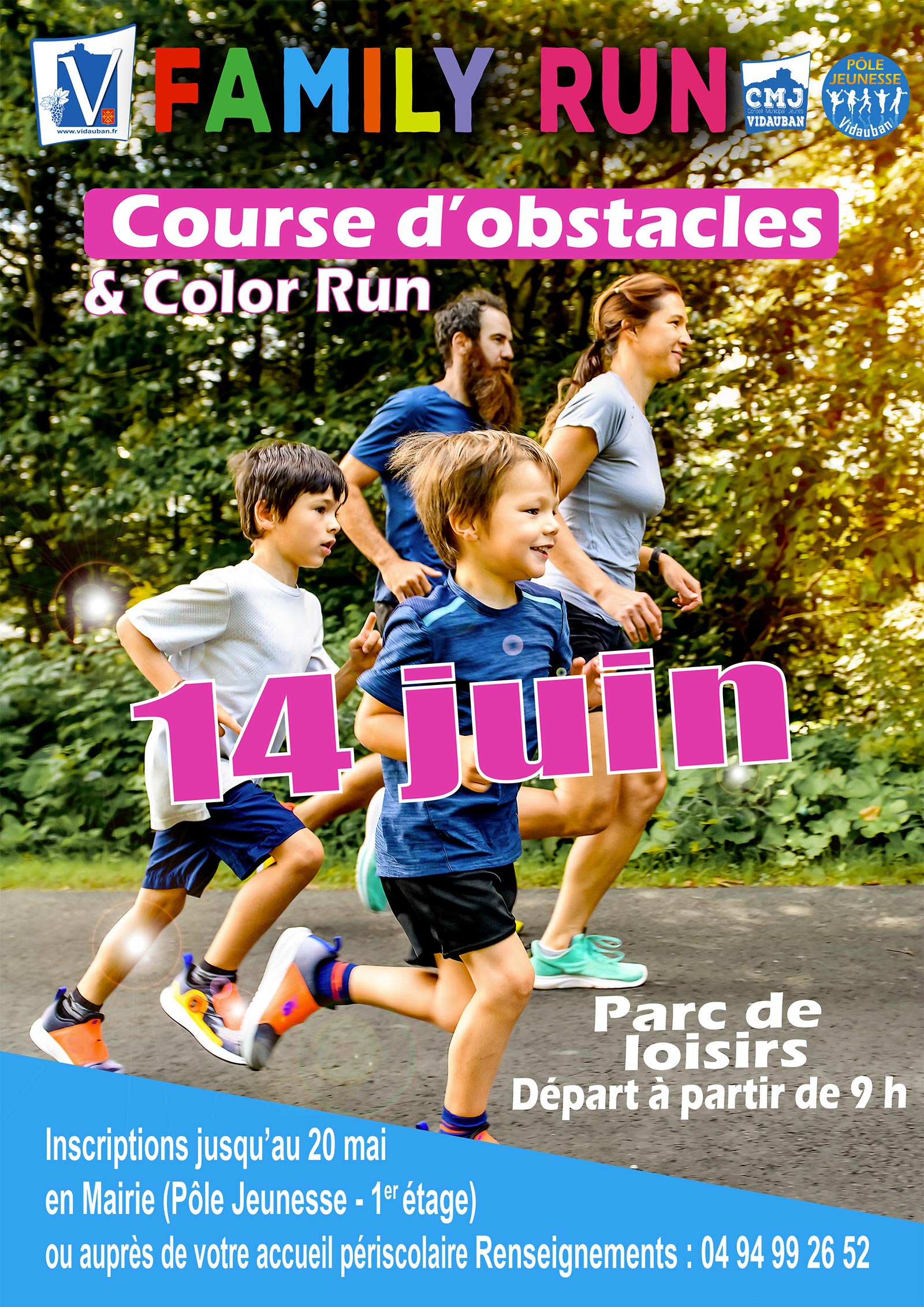 Family Run Et color Run