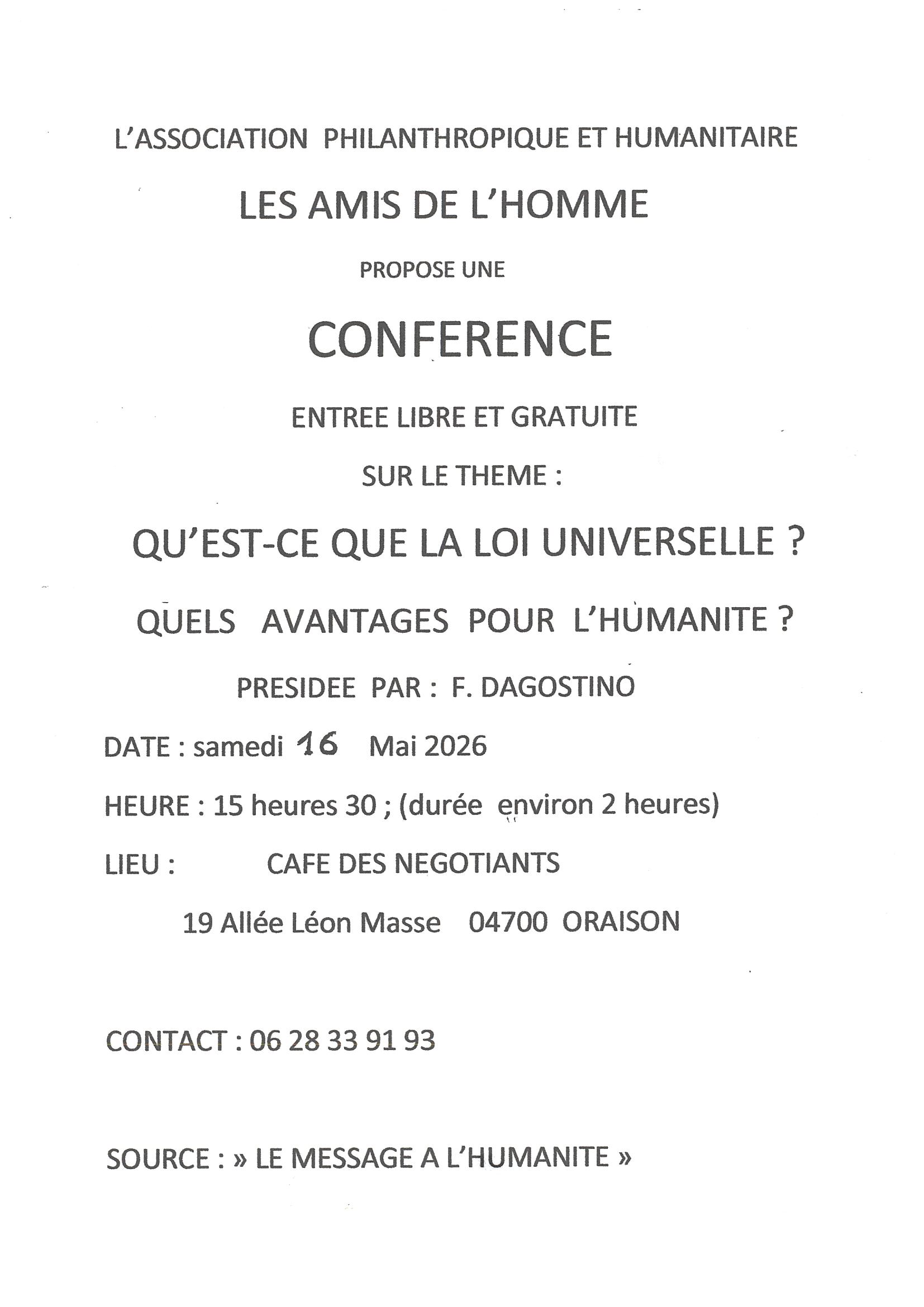 Conf�rence 