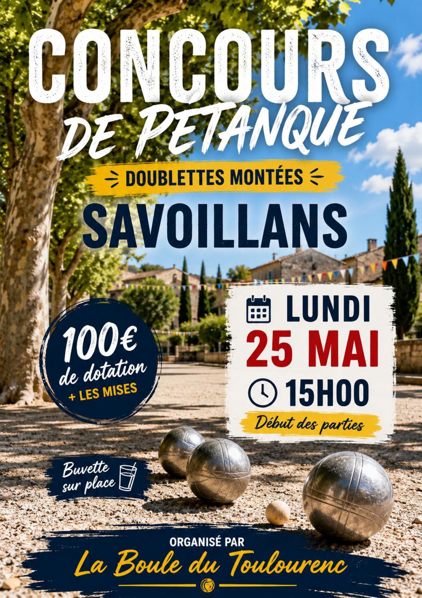 Concours de p�tanque
