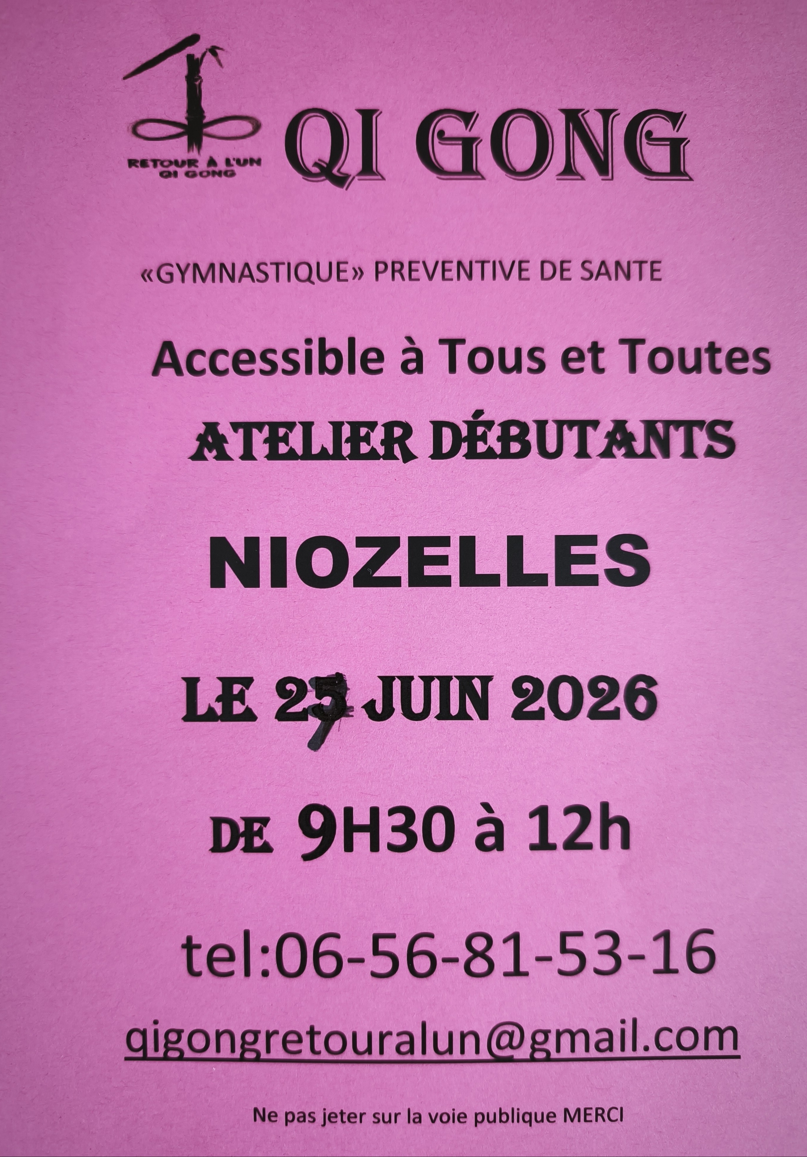 Qi Gong - Gymnastique pr�ventive de sant�