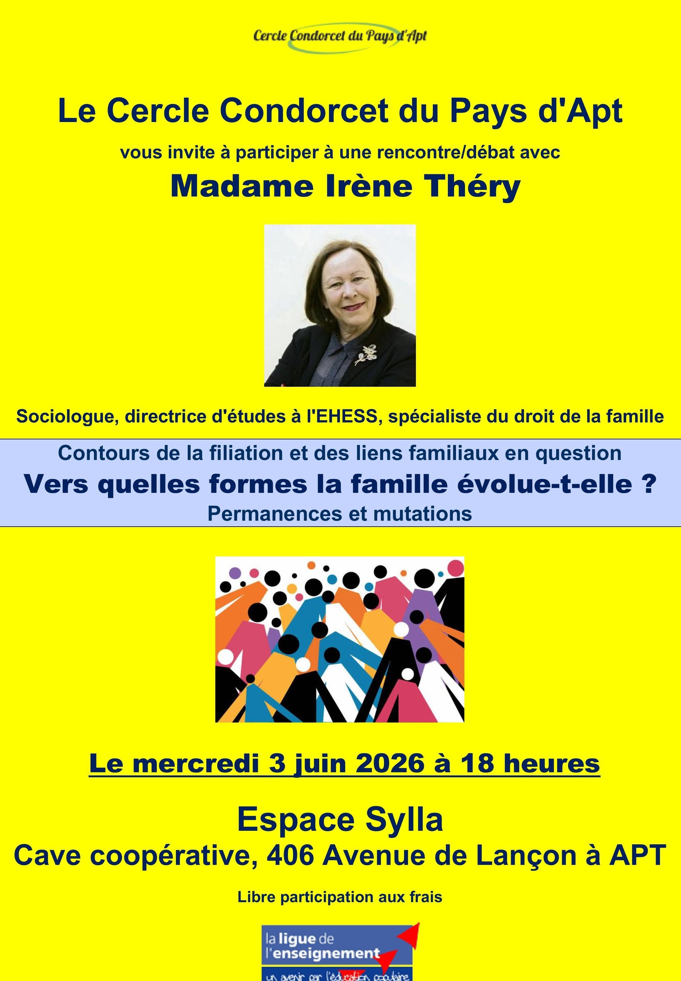Conf�rence/D�bat � l'initiative du Cercle Condorcet du pays d'Apt