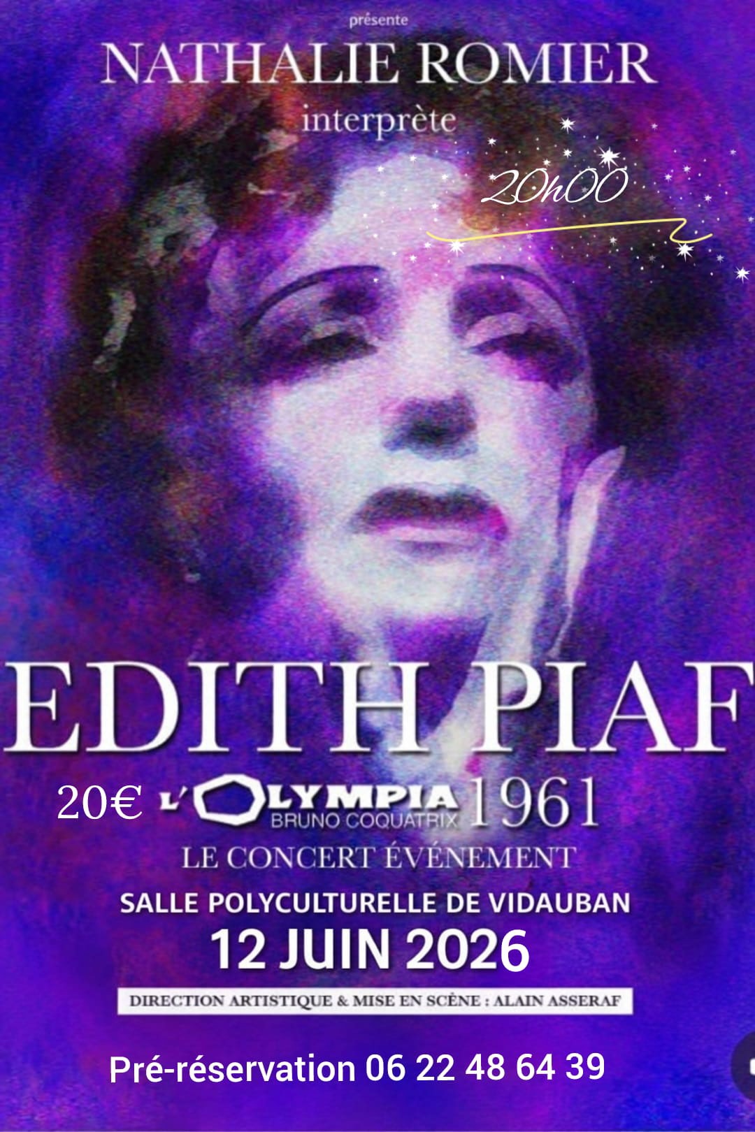 Nathalie Romier interpr�te Edith Piaf
