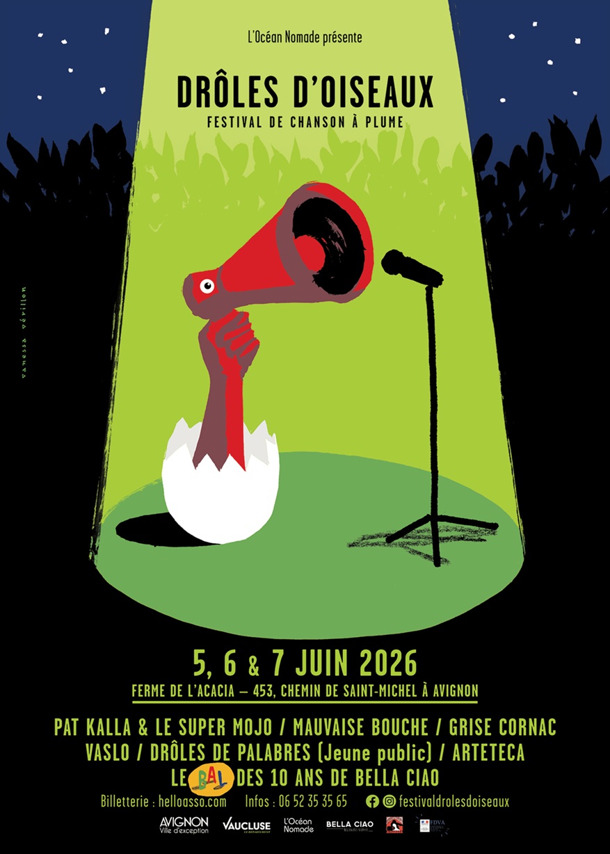 Dr�les d'oiseaux � festival de chanson � plume