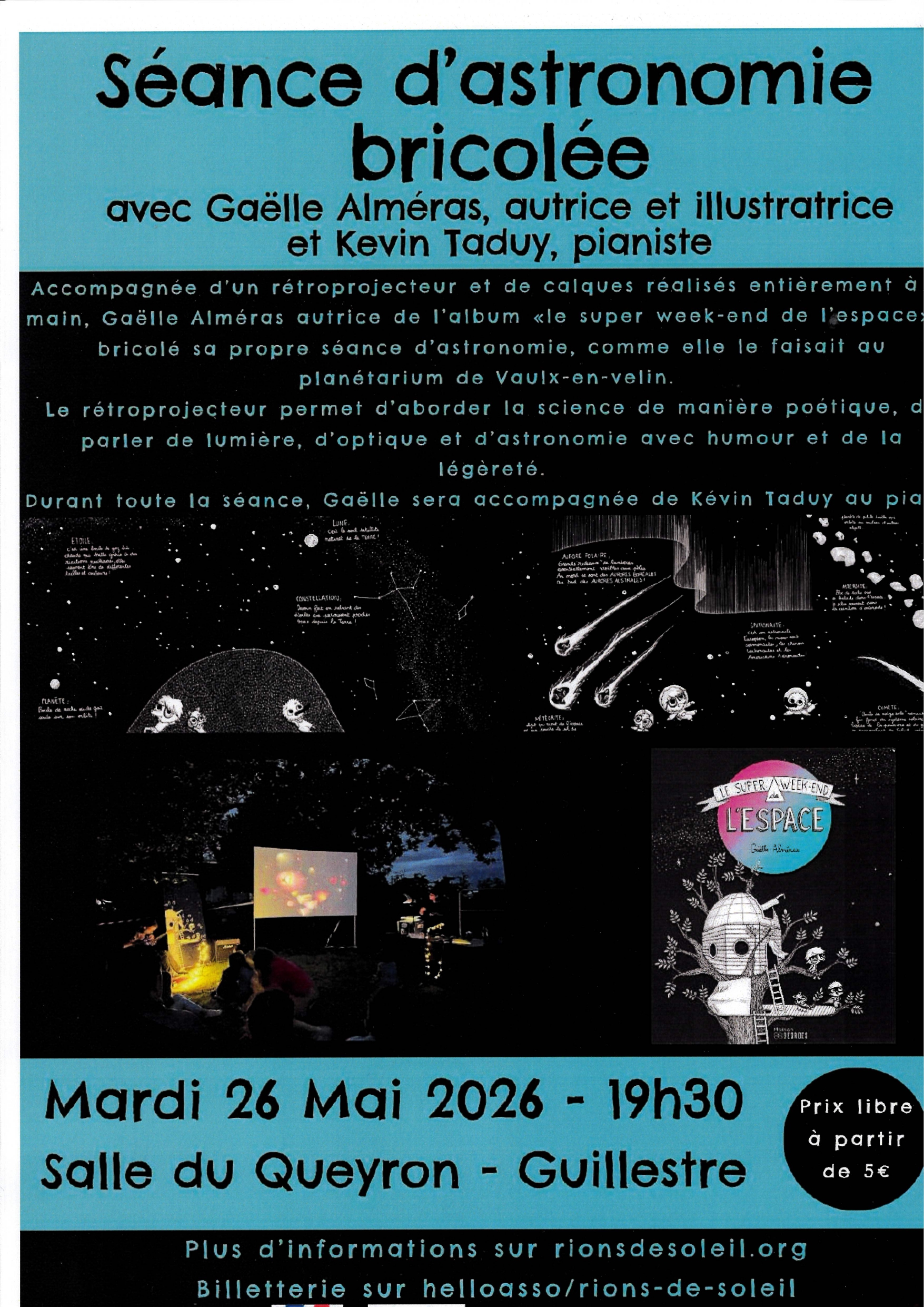 S�ance d'astronomie bricol�e