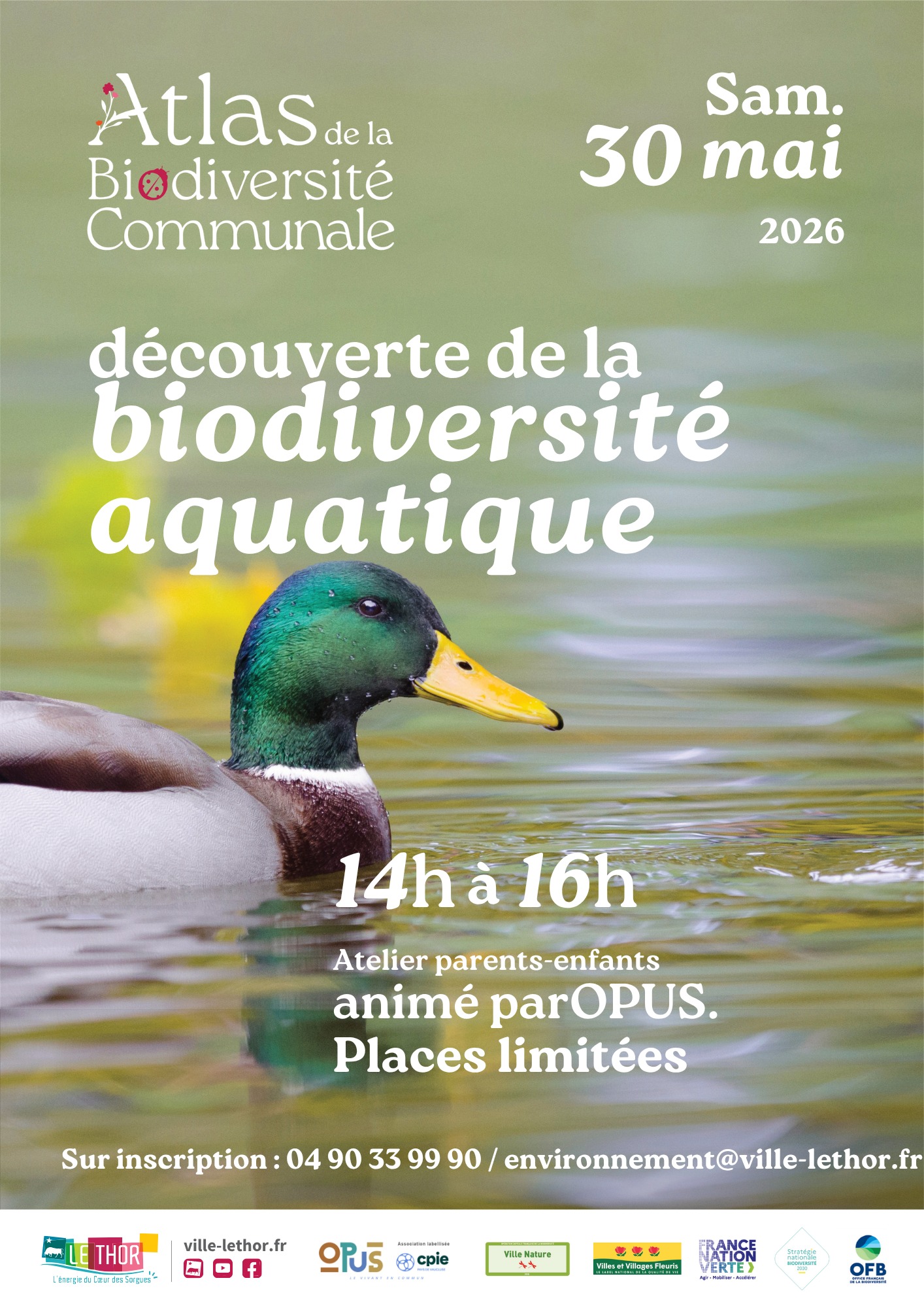 Atlas de la Biodiversit� Communale - d�couverte de la biodiversit� aquatique