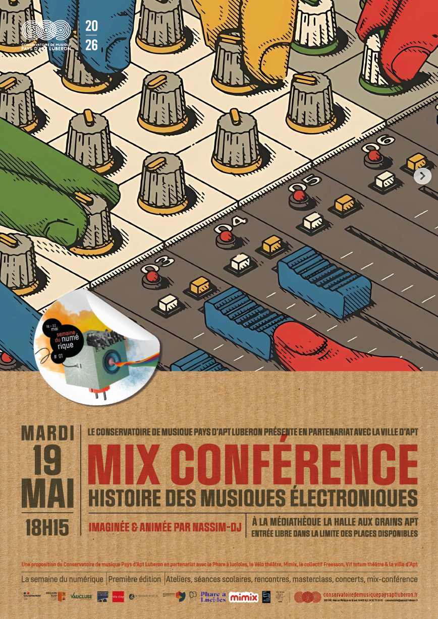 Mix conf�rences histoire des musiques �lectriques
