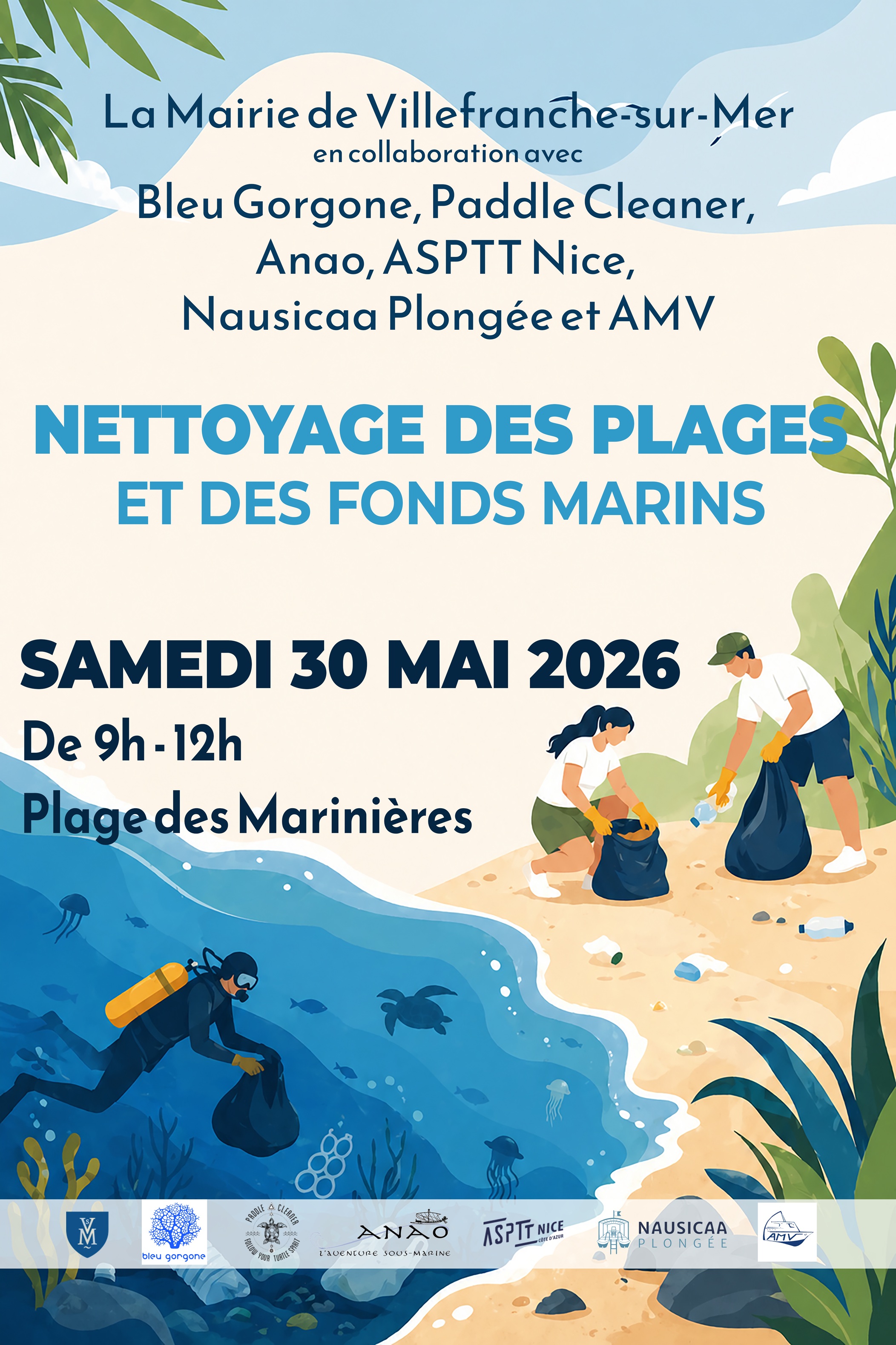 Nettoyage des plages et des fonds marins