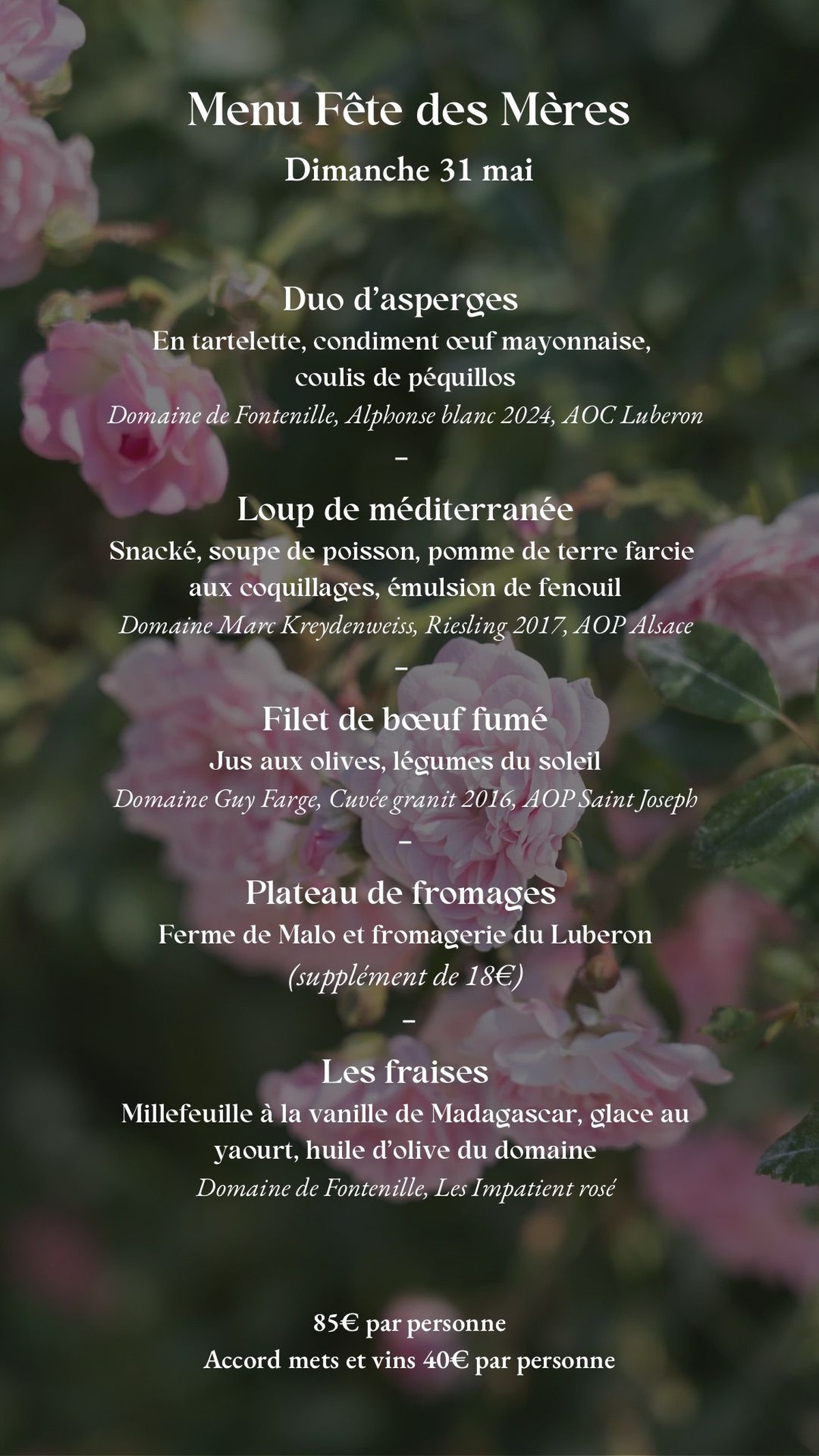 La F�te des M�res au Domaine de Fontenille
