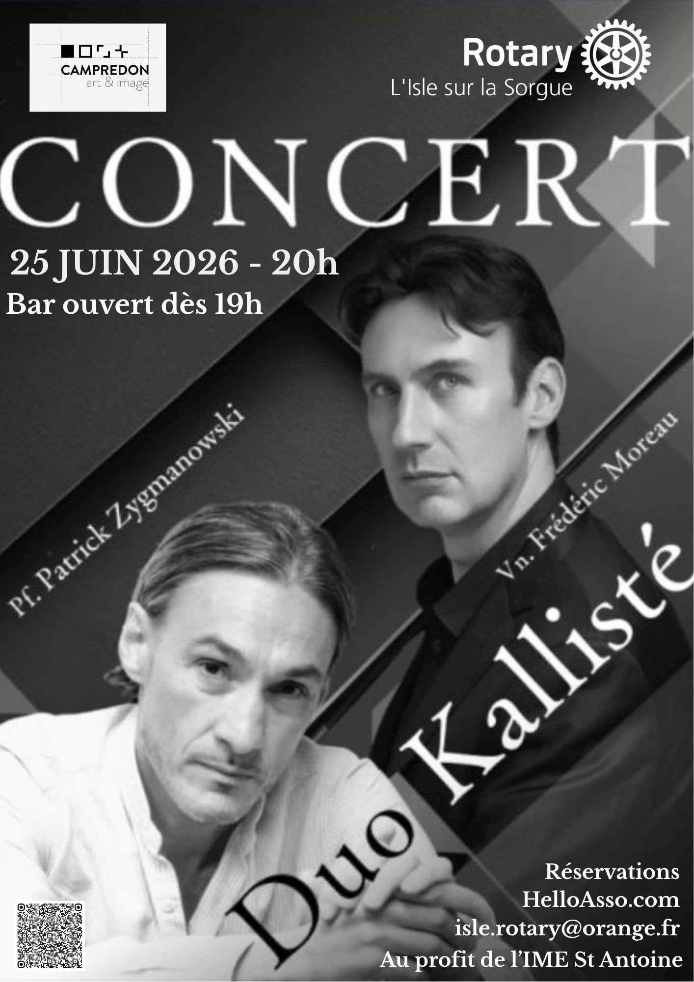 Concert Piano et Violon - Patrick Zygmanovsi et Fr�d�ric Moreau
