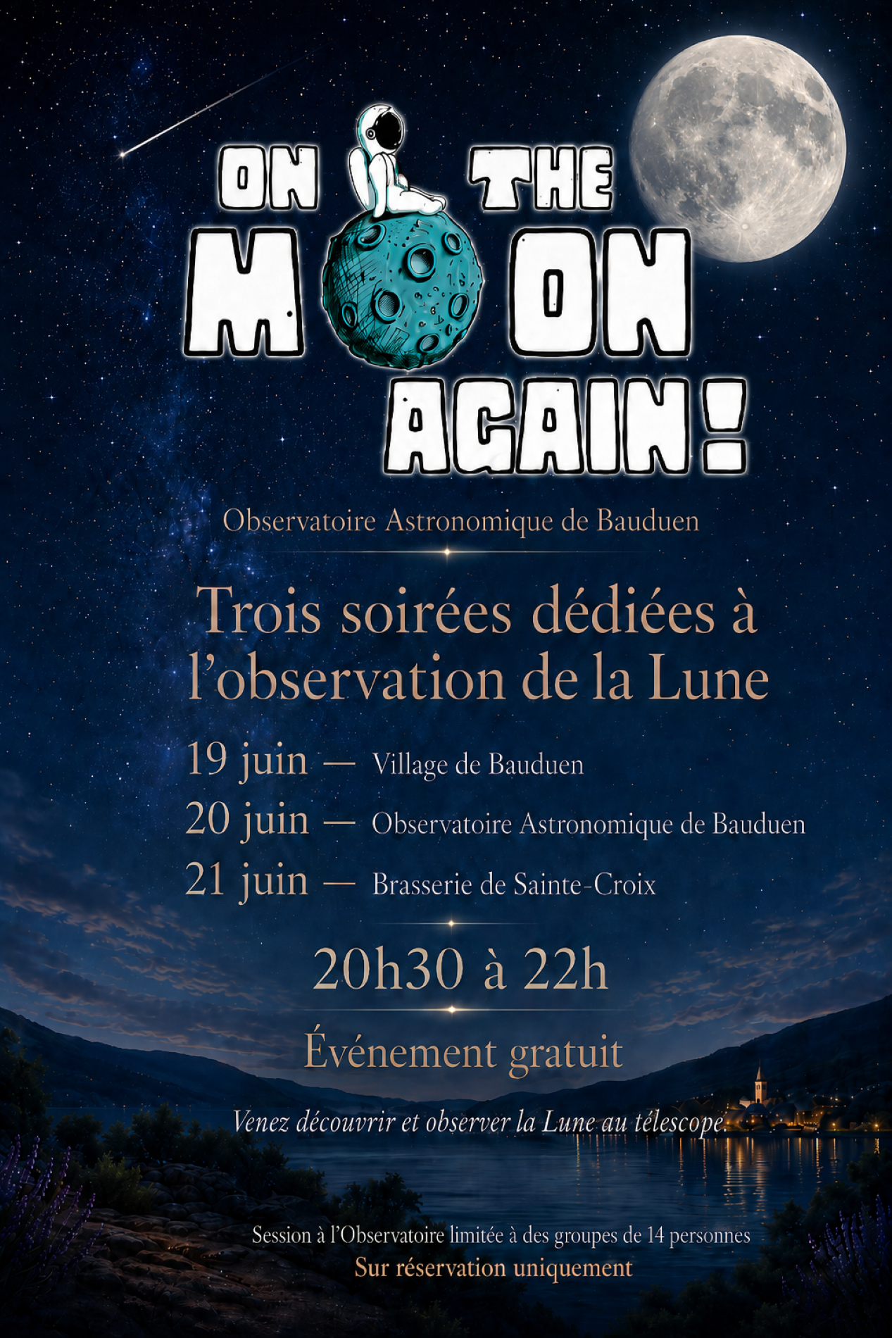 On the moon again !
