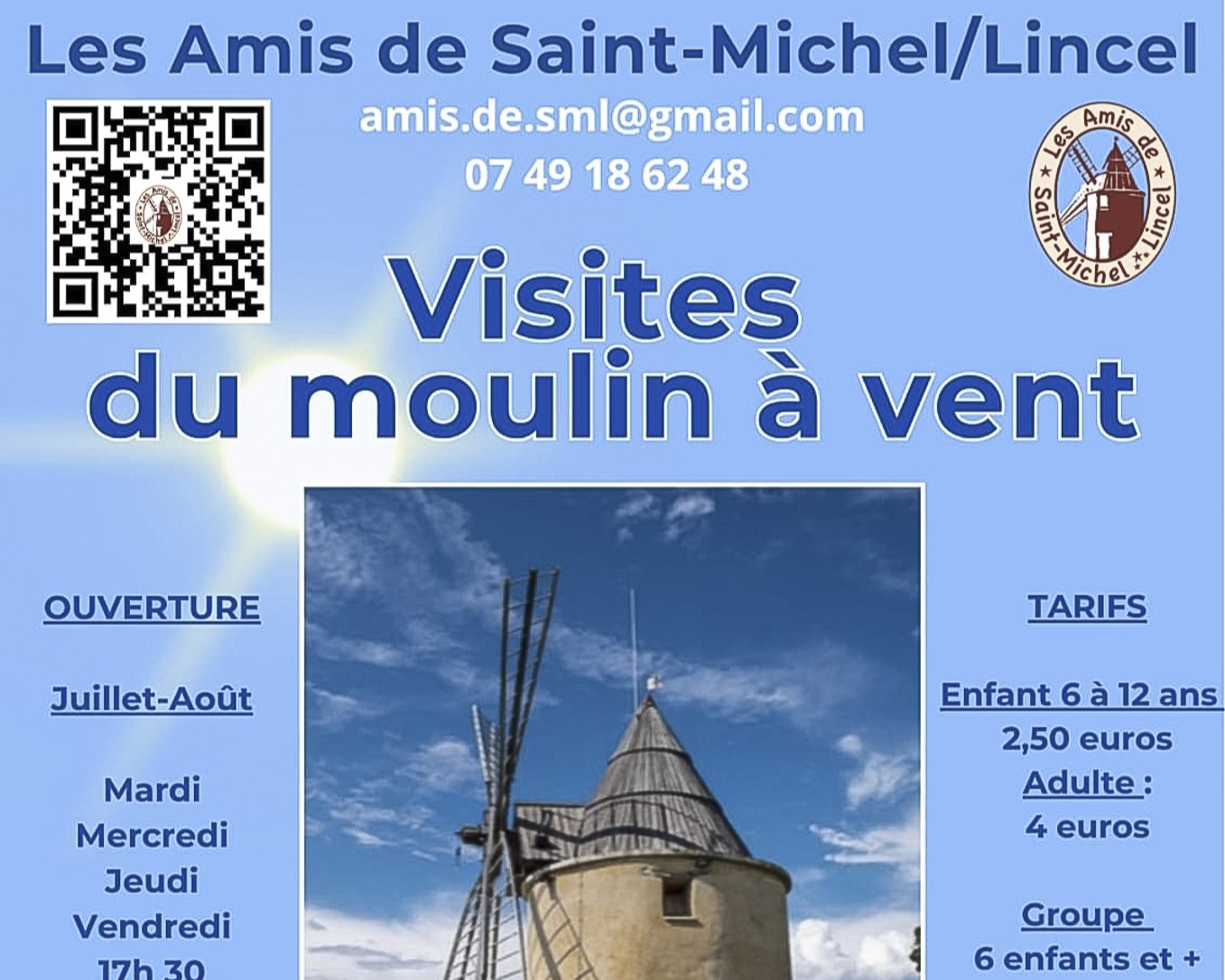 Visite Moulin � Vent
