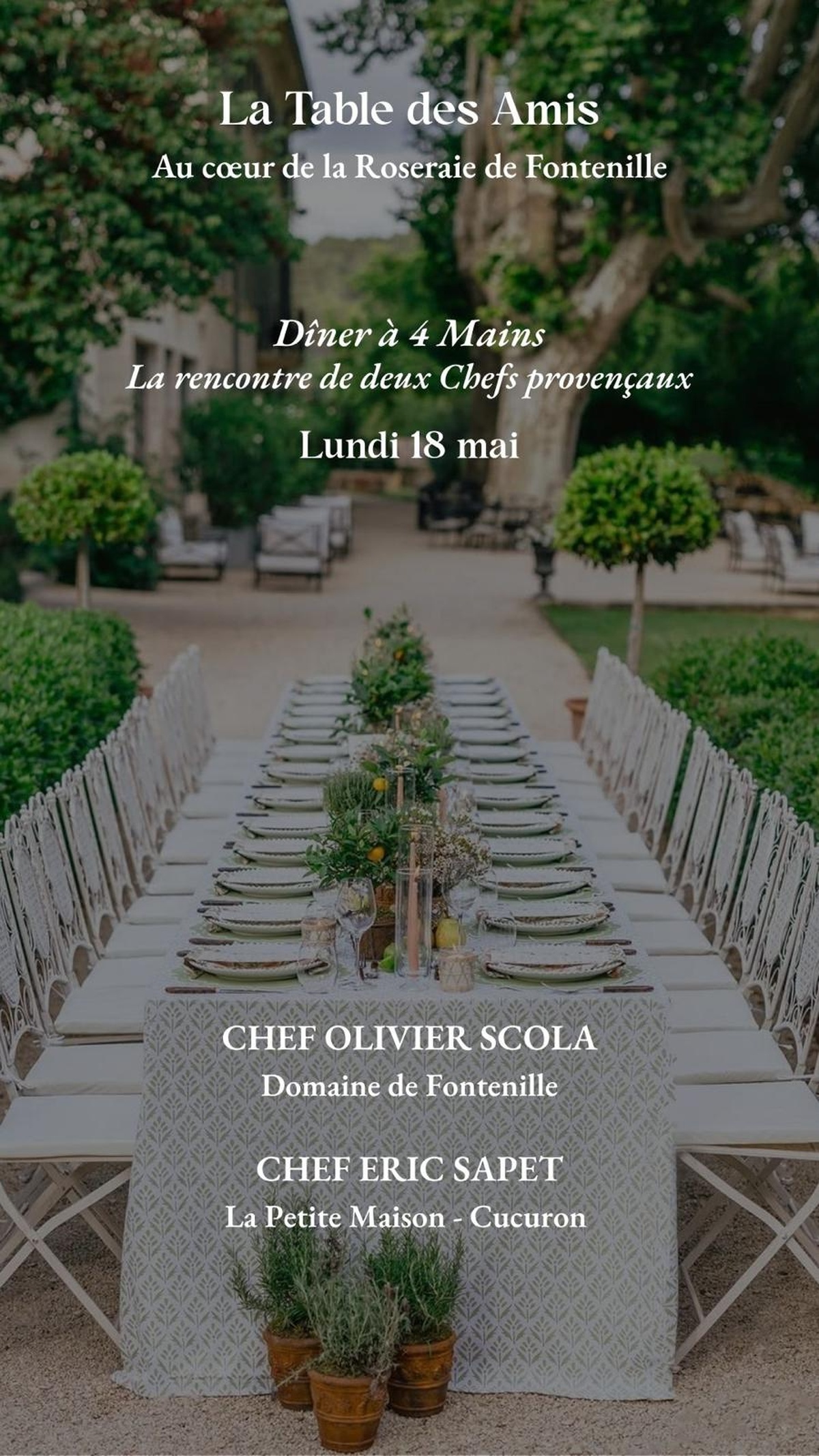 La Table des amis - D�ner � quatre mains