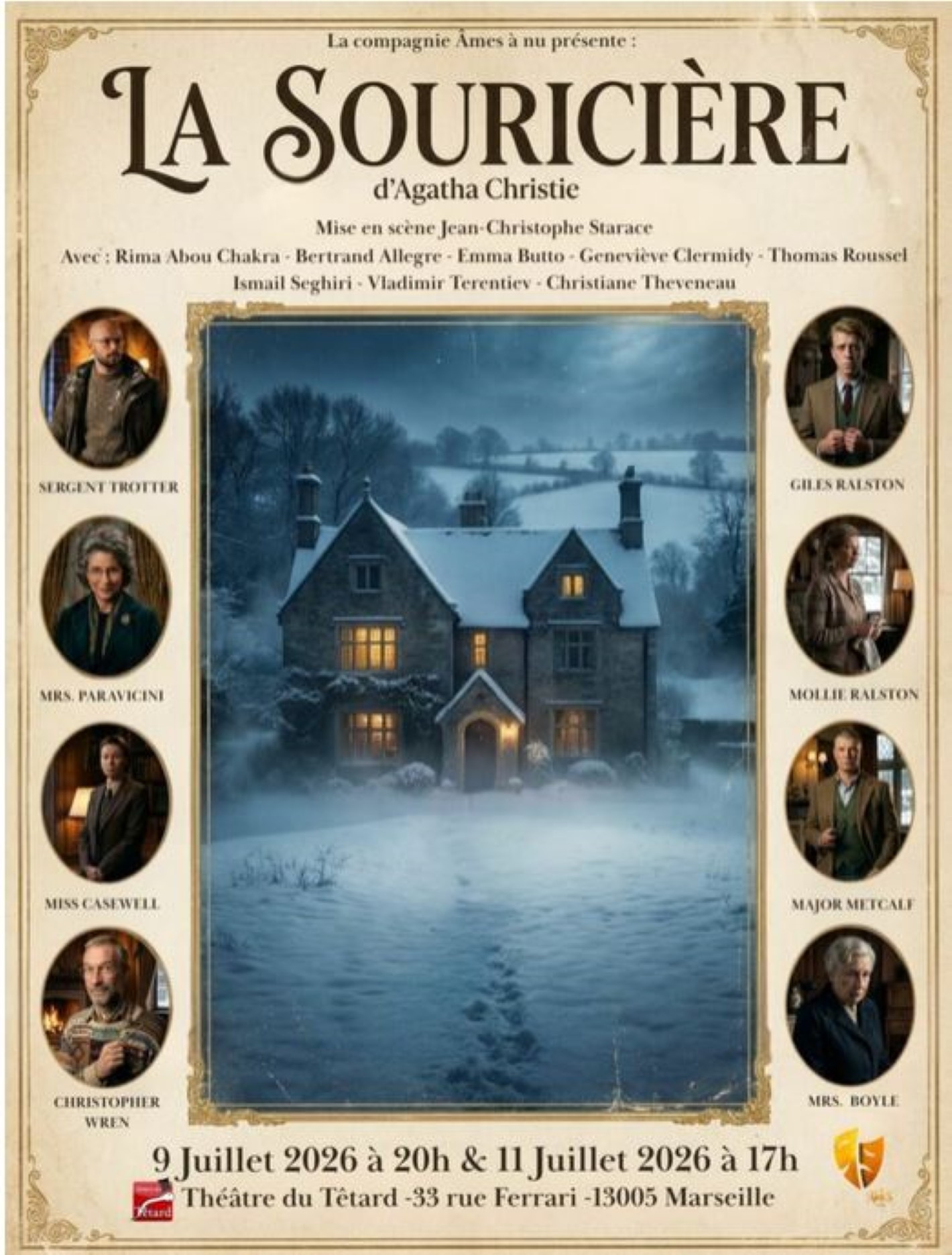 La sourici�re d'Agatha Christie