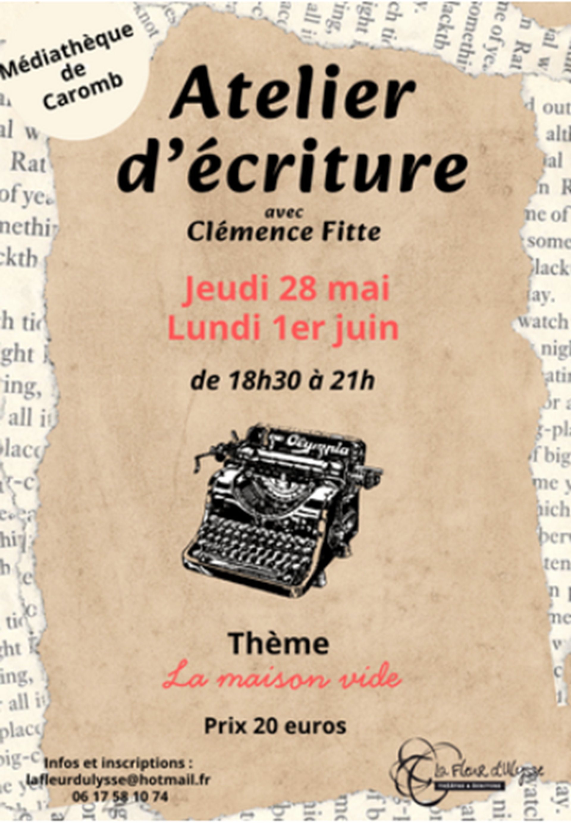 Atelier d'�criture