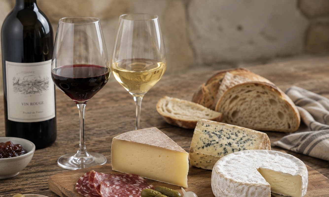 D�couverte des saveurs, des fromages et des vins de la r�gion