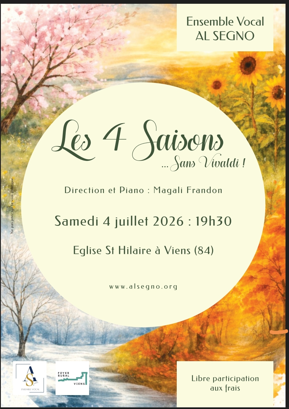 Les 4 saisons... Sans Vivaldi !