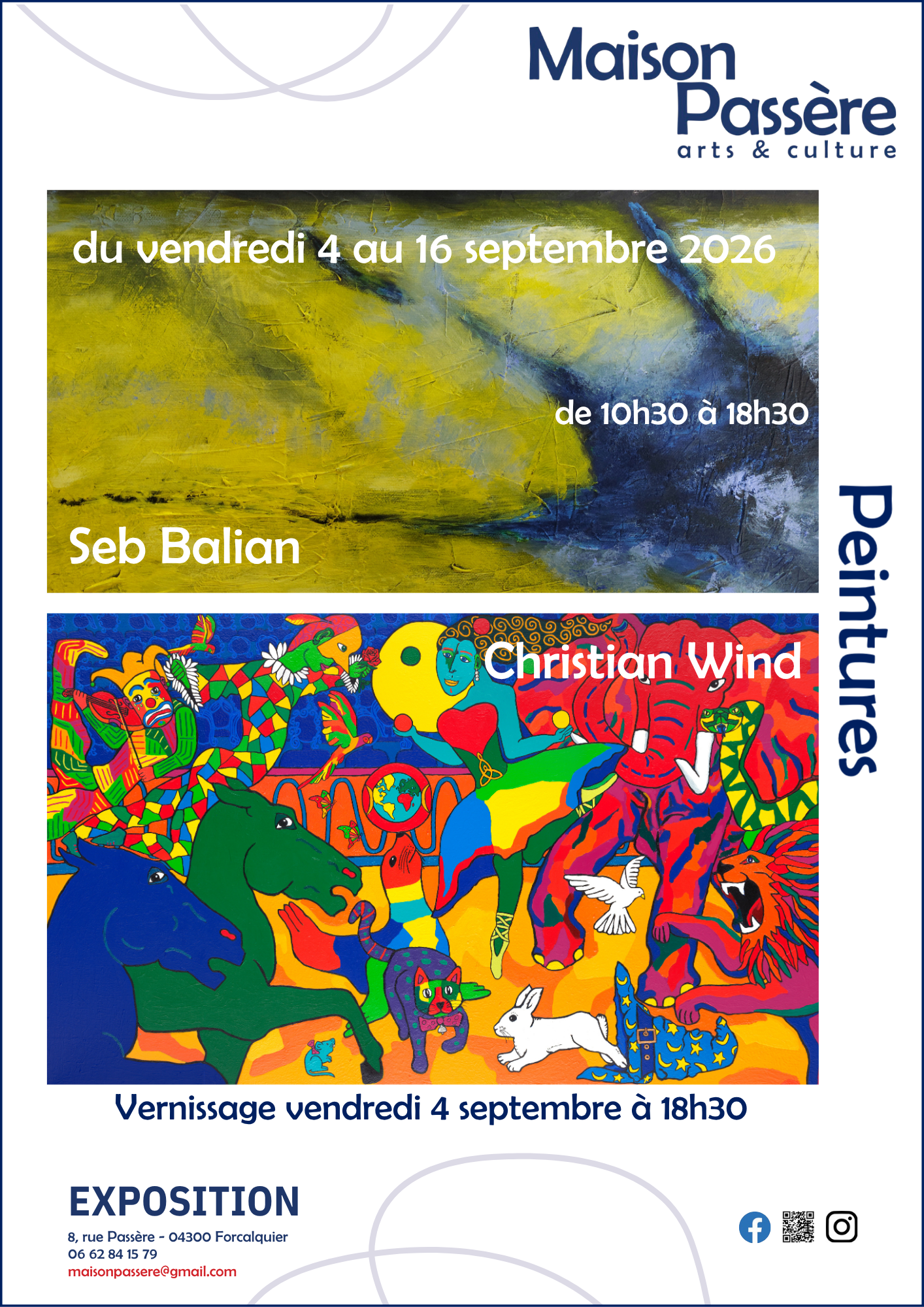 Exposition Seb Balian et Christian Wind